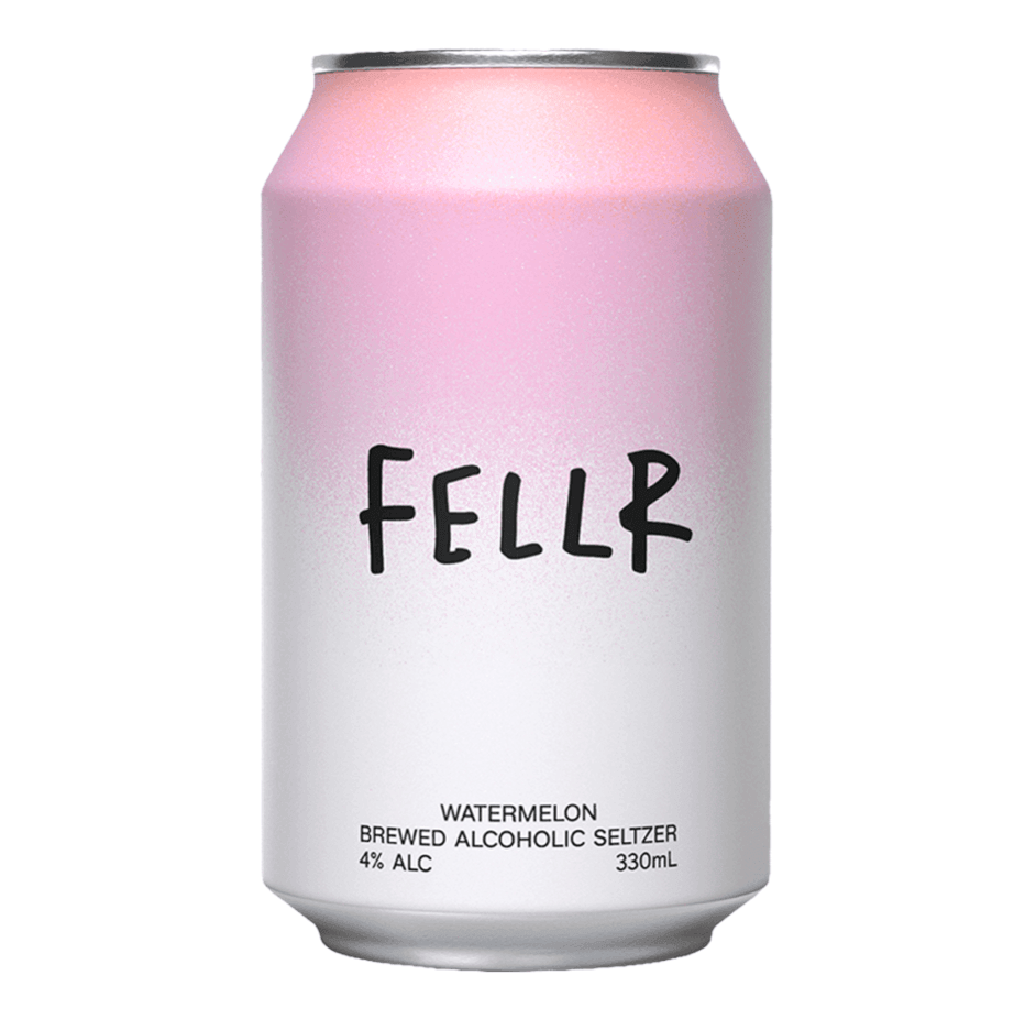 Fellr Watermelon Brewed Alcoholic Seltzer Can 330mL - Harry's Liquor