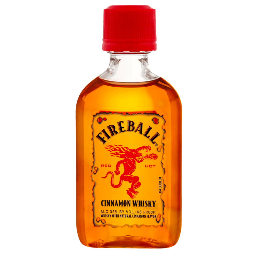 Fireball Cinnamon Whiskey 50mL - Harry's Liquor