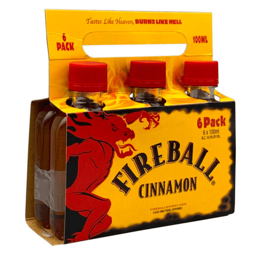 Fireball Cinnamon Whiskey 50mL - Harry's Liquor