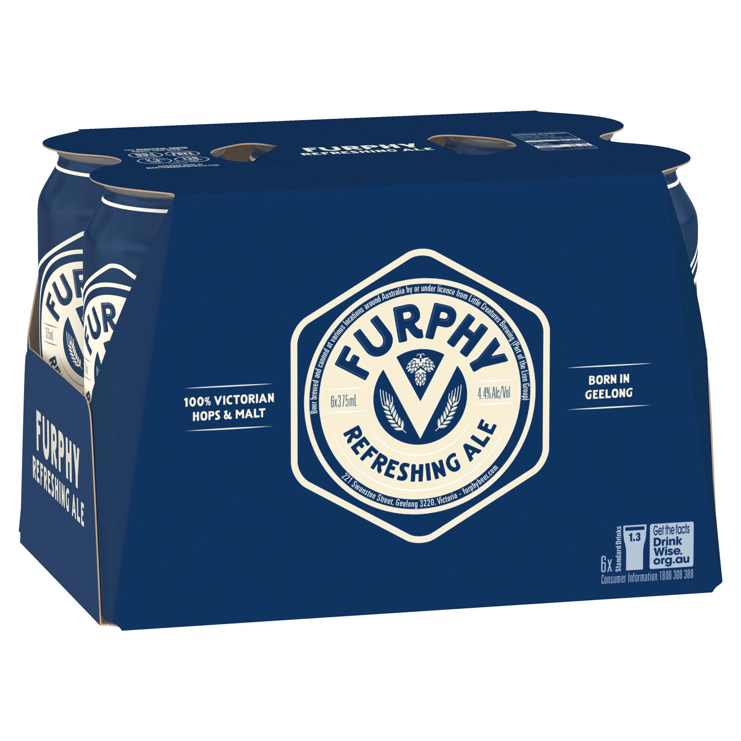 Furphy Refreshing Ale Can 375mL - Harry's Liquor