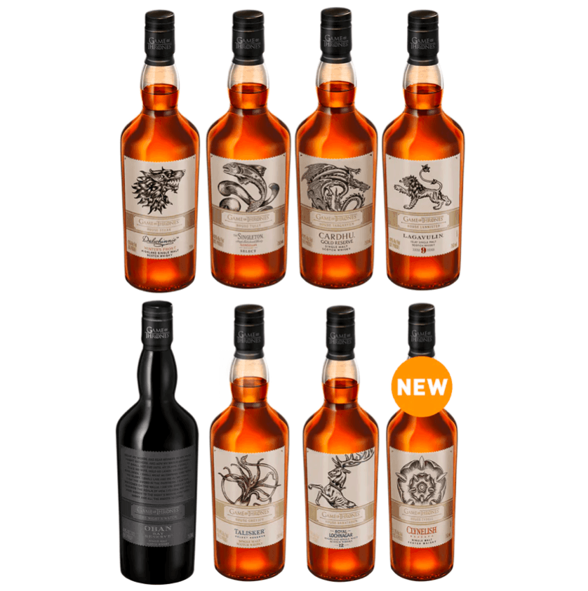 Game Of Thrones Single Malt Whisky Bundle 8 Pack - Harry's Liquor