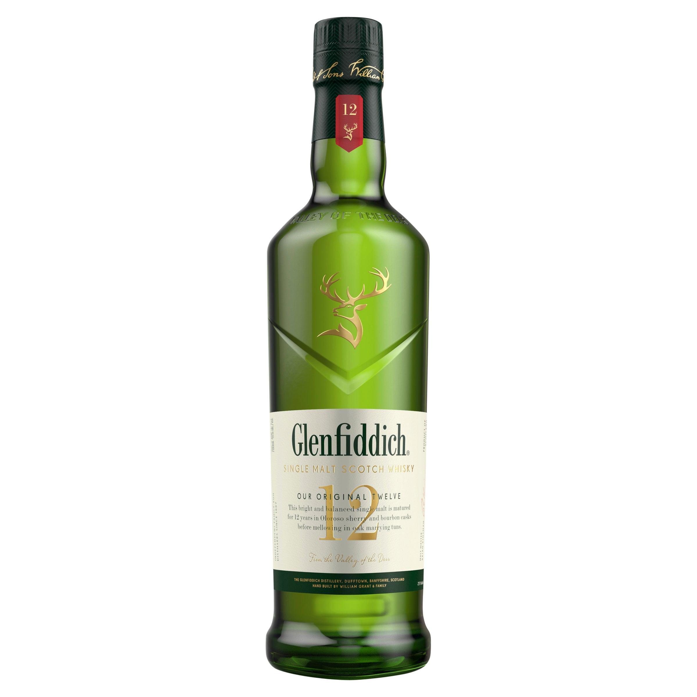 Glenfiddich 12 Year Old Single Malt Scotch Whisky 700mL - Harry's Liquor