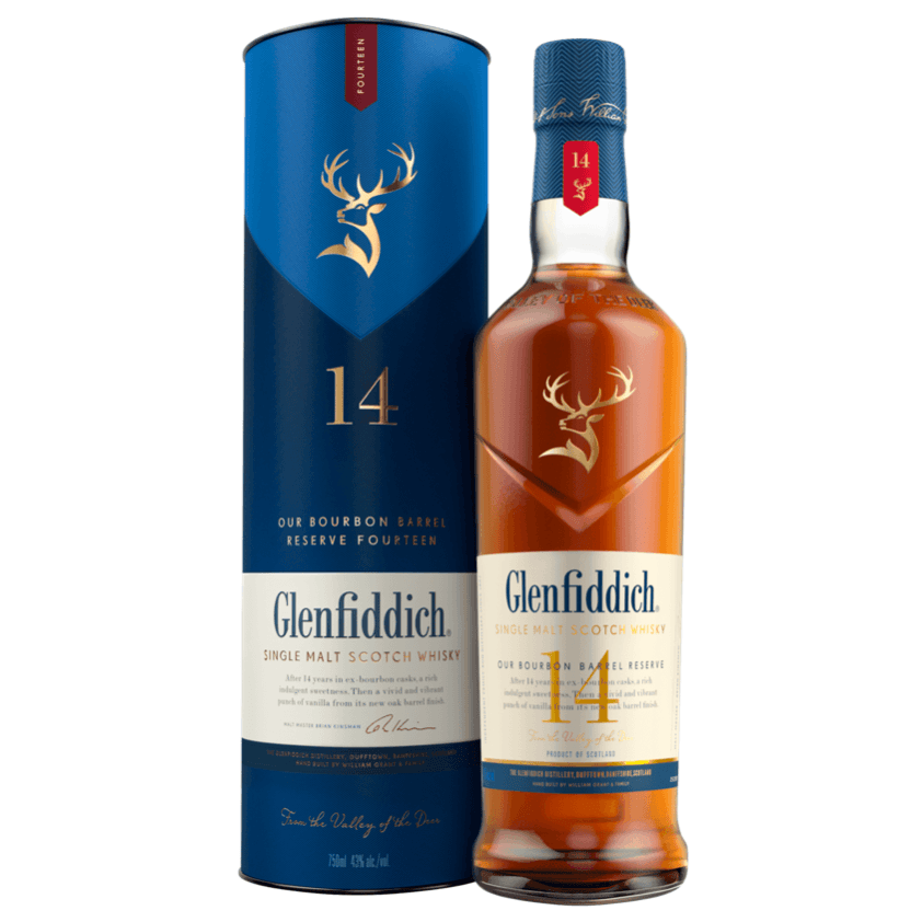 Glenfiddich 14 Year Old Single Malt Scotch Whisky 700mL - Harry's Liquor