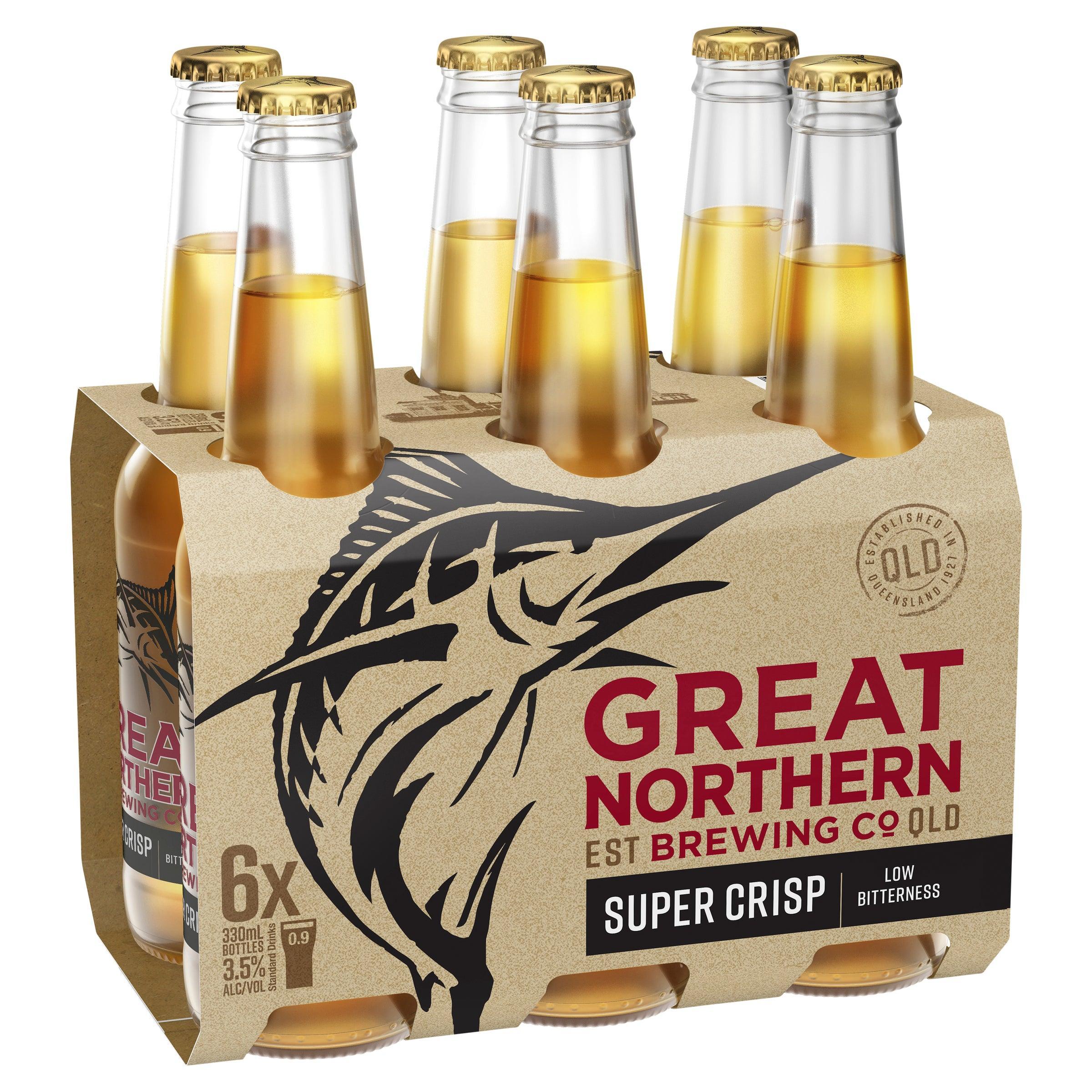 Great Northern Brewing Co. Super Crisp Lager Bottle 330mL - Harry's Liquor