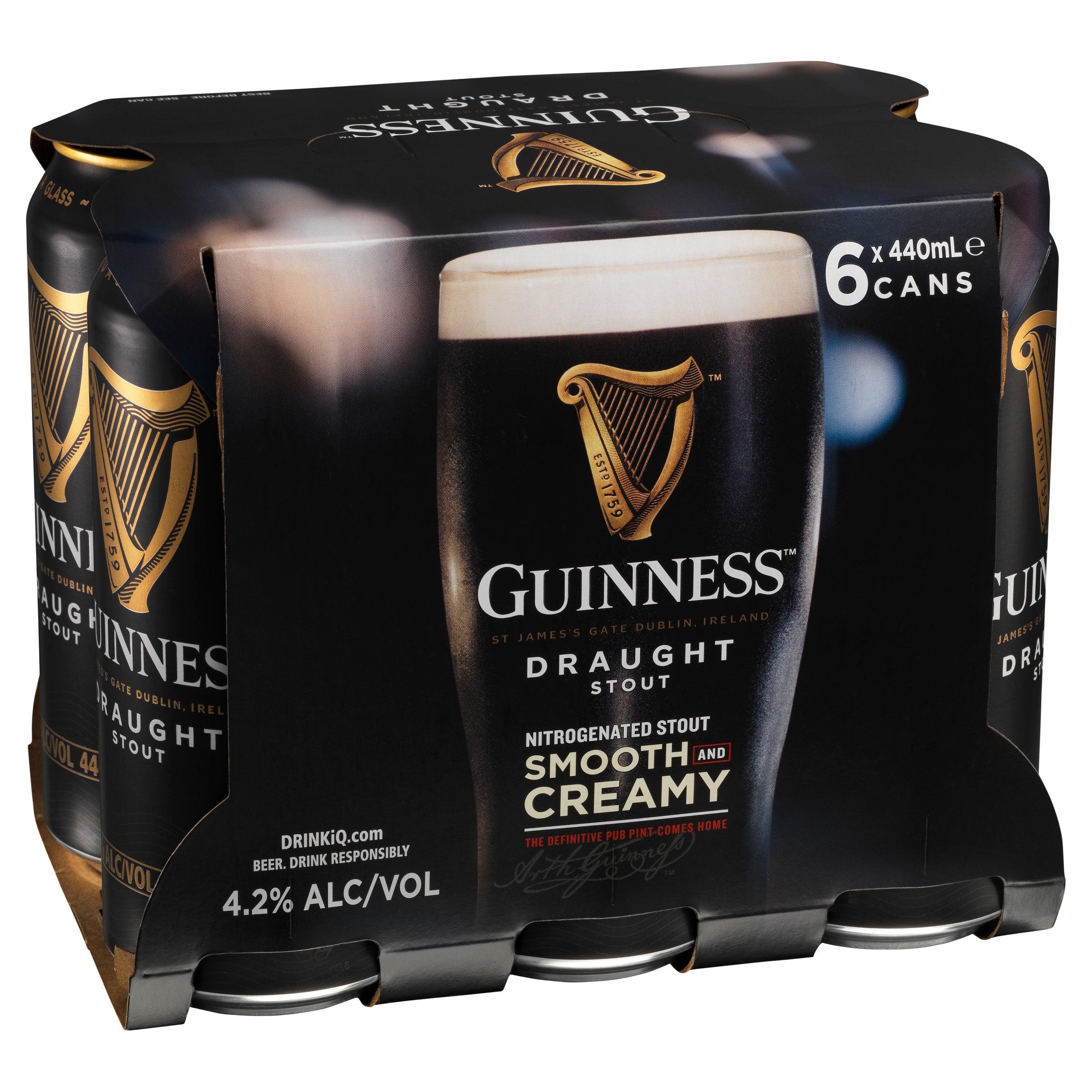 Guinness Draught Can 440mL - Harry's Liquor