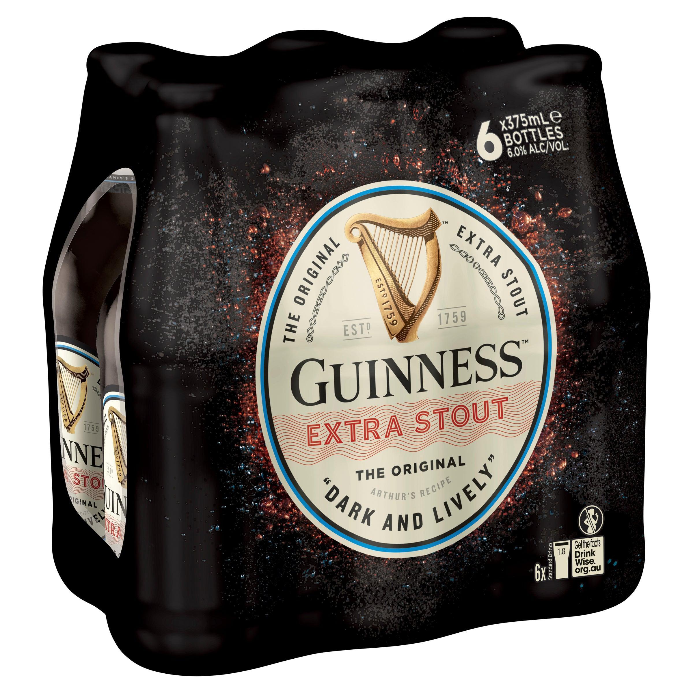 Guinness Extra Stout Bottle 375mL - Harry's Liquor