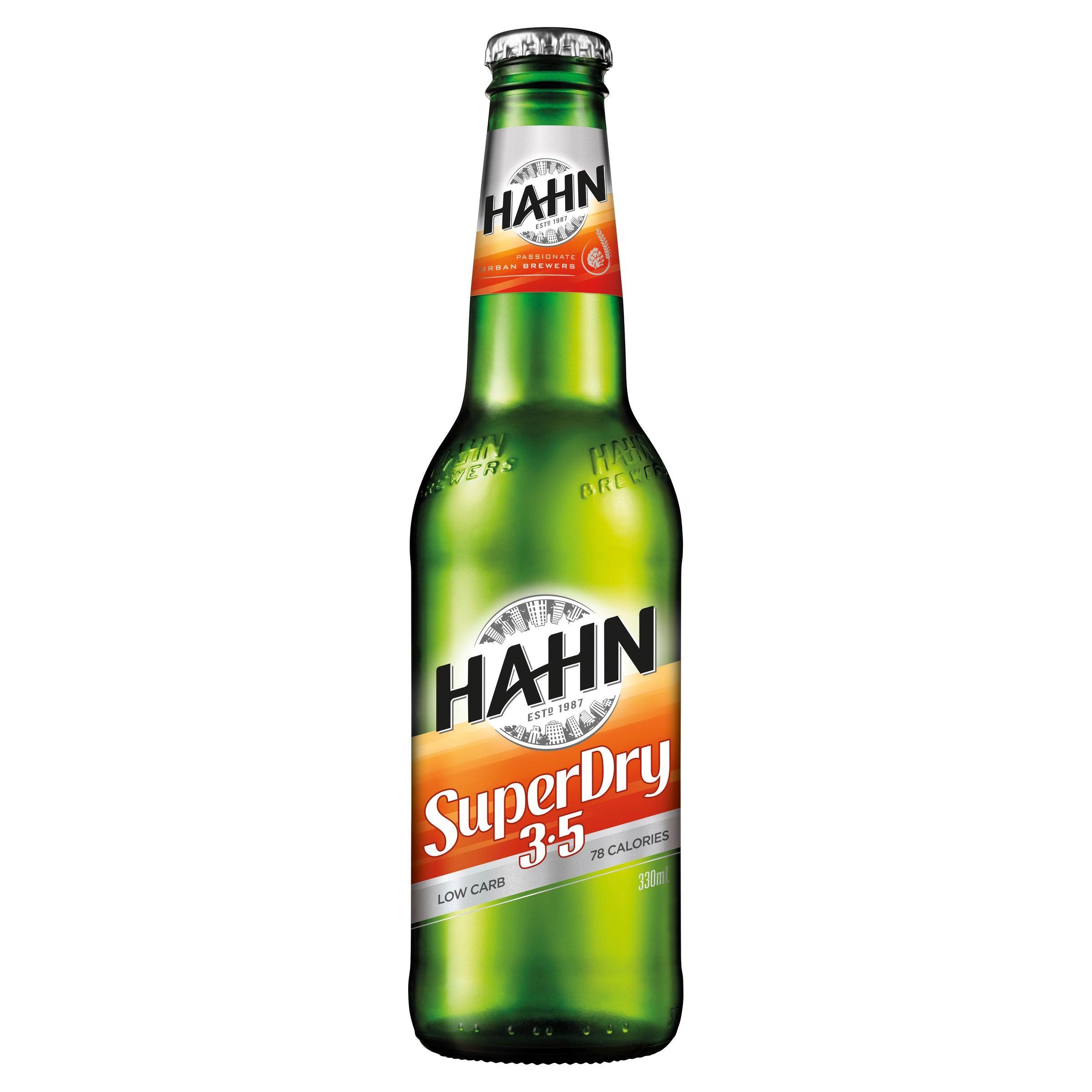 Hahn Super Dry 3.5% Bottle 330mL - Harry's Liquor