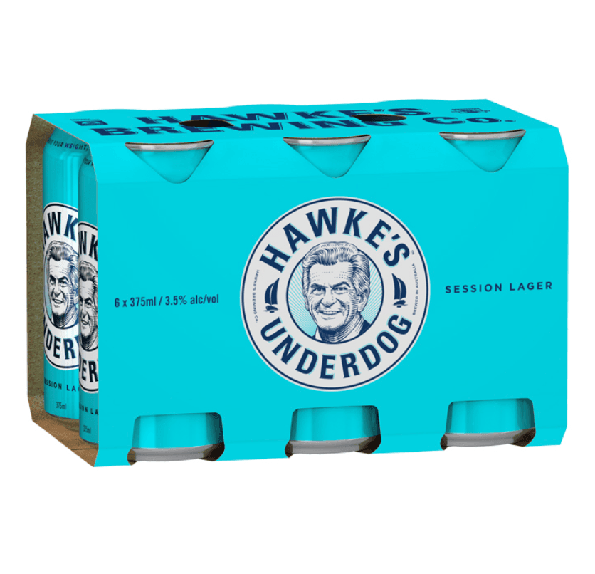 Hawke's Underdog Session Lager Can 375mL - Harry's Liquor