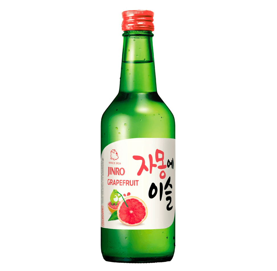 Hitejinro Grapefruit Soju Bottle 360mL - Harry's Liquor