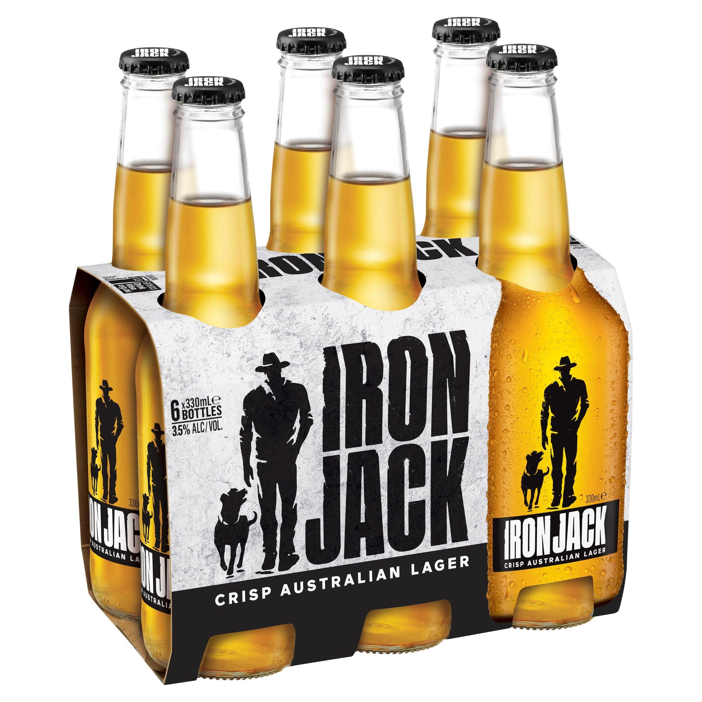 Iron Jack Crisp Lager Bottle 330mL - Harry's Liquor