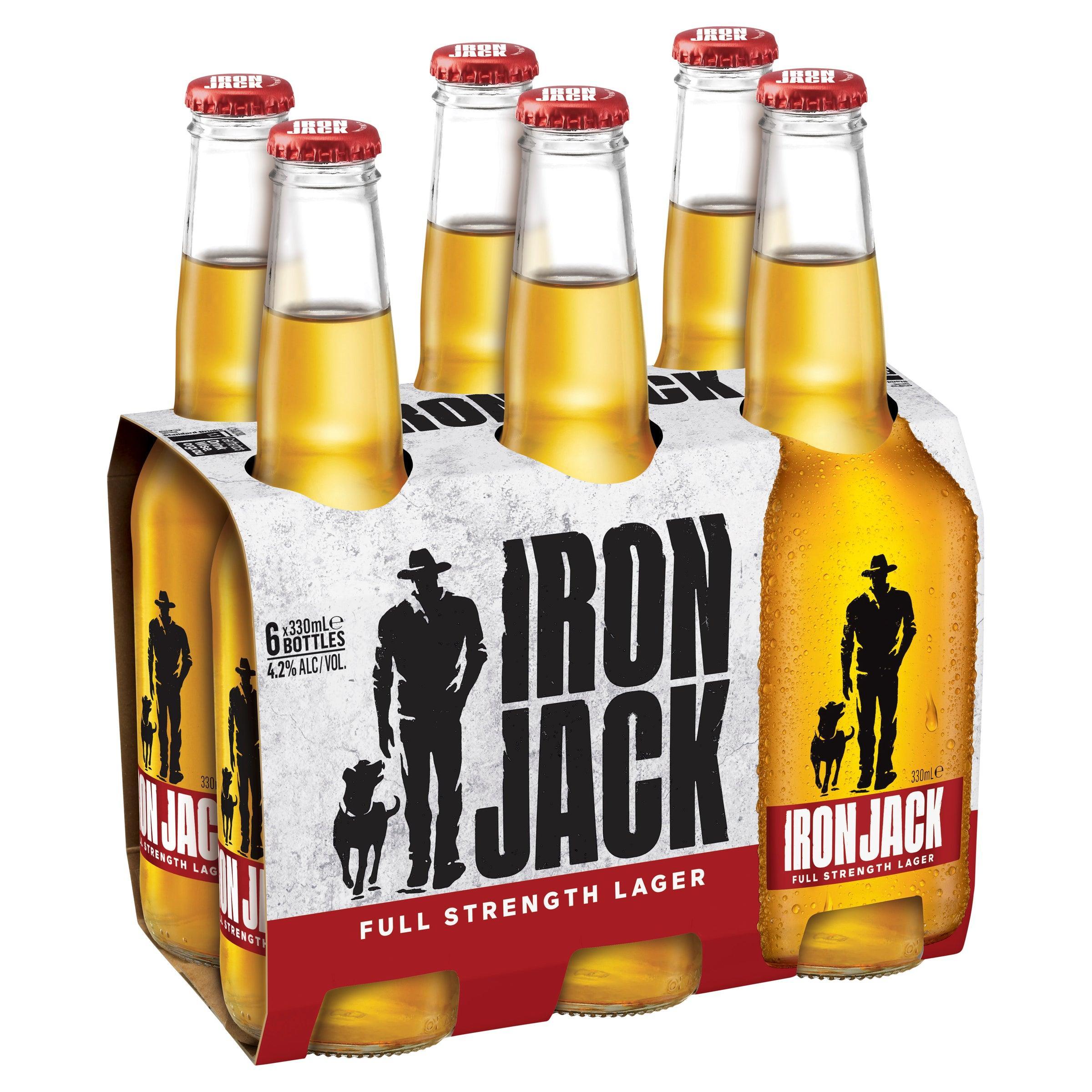 Iron Jack Full Strength Lager Bottle 330mL - Harry's Liquor