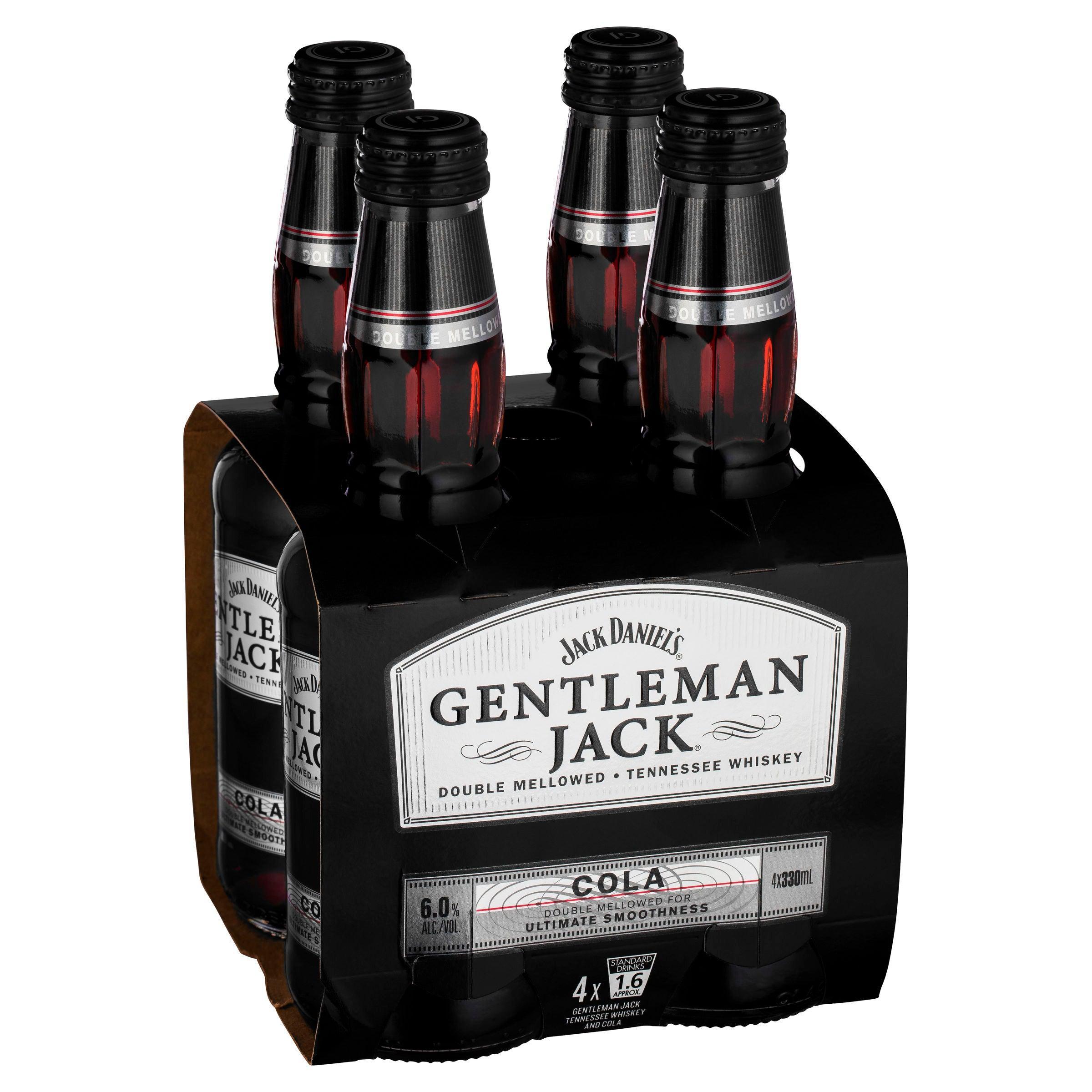 Jack Daniel's Gentleman Jack & Cola Bottle 330mL - Harry's Liquor