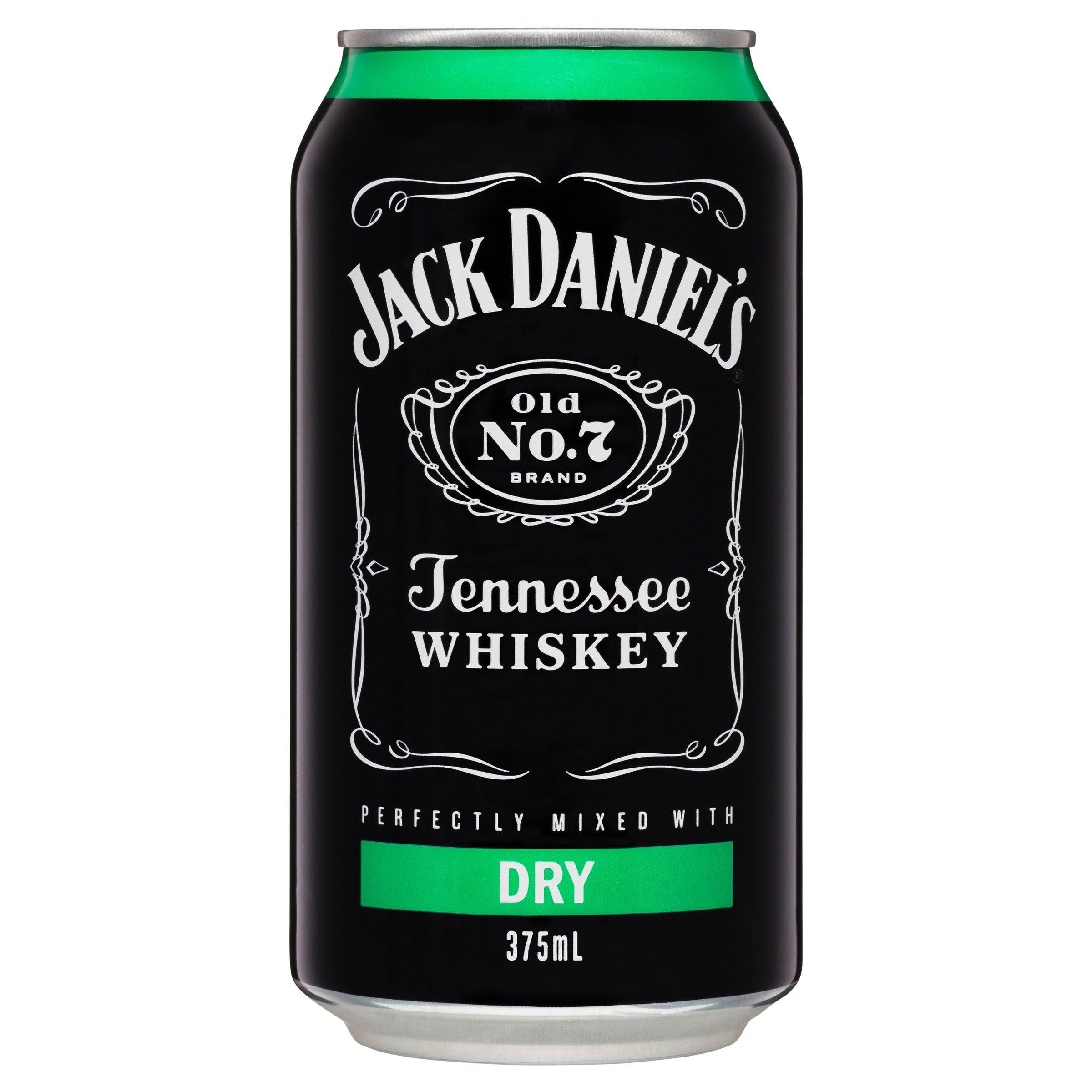 Jack Daniel's Tennessee Whiskey & Dry Can 375mL - Harry's Liquor