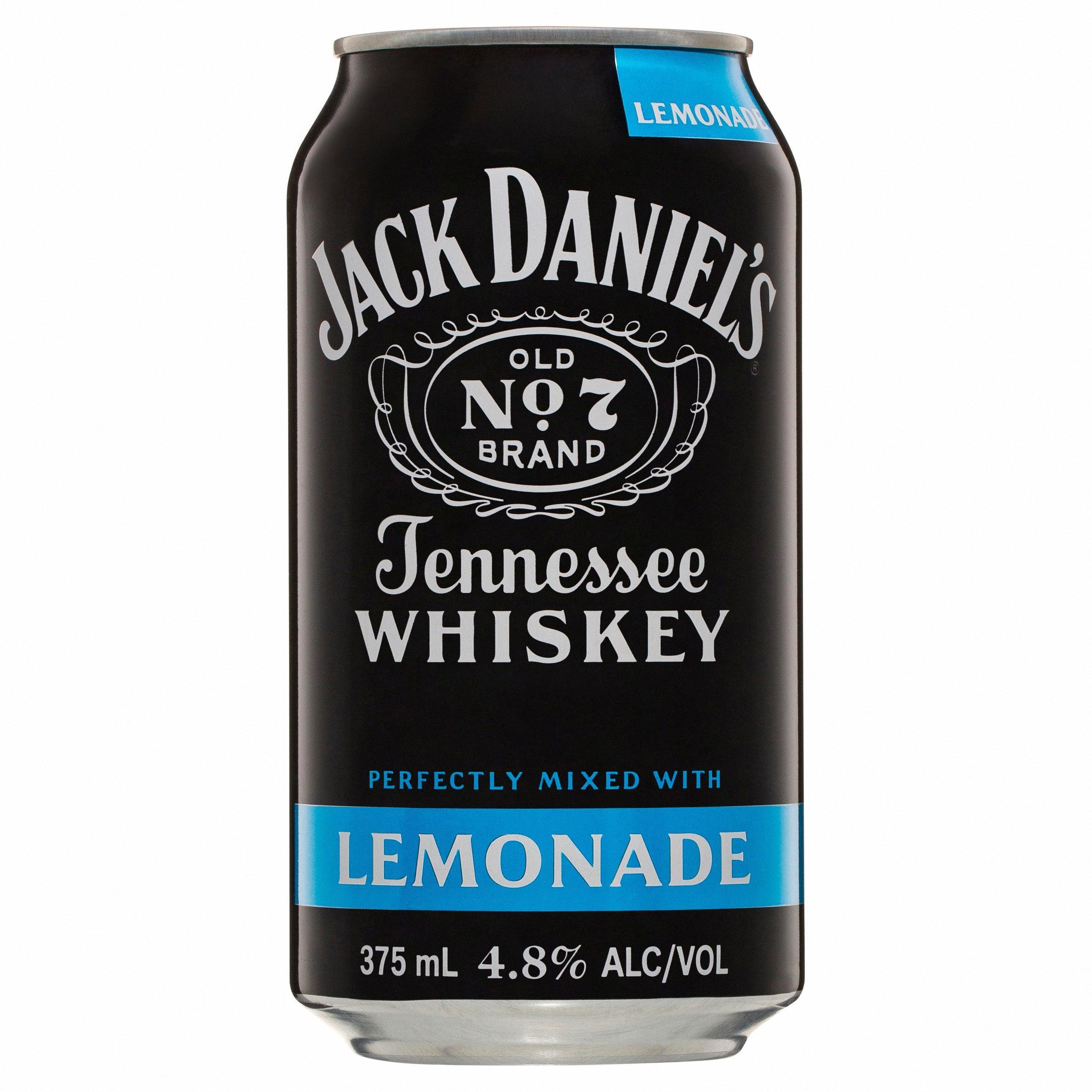 Jack Daniel's Tennessee Whiskey & Lemonade Can 375mL - Harry's Liquor