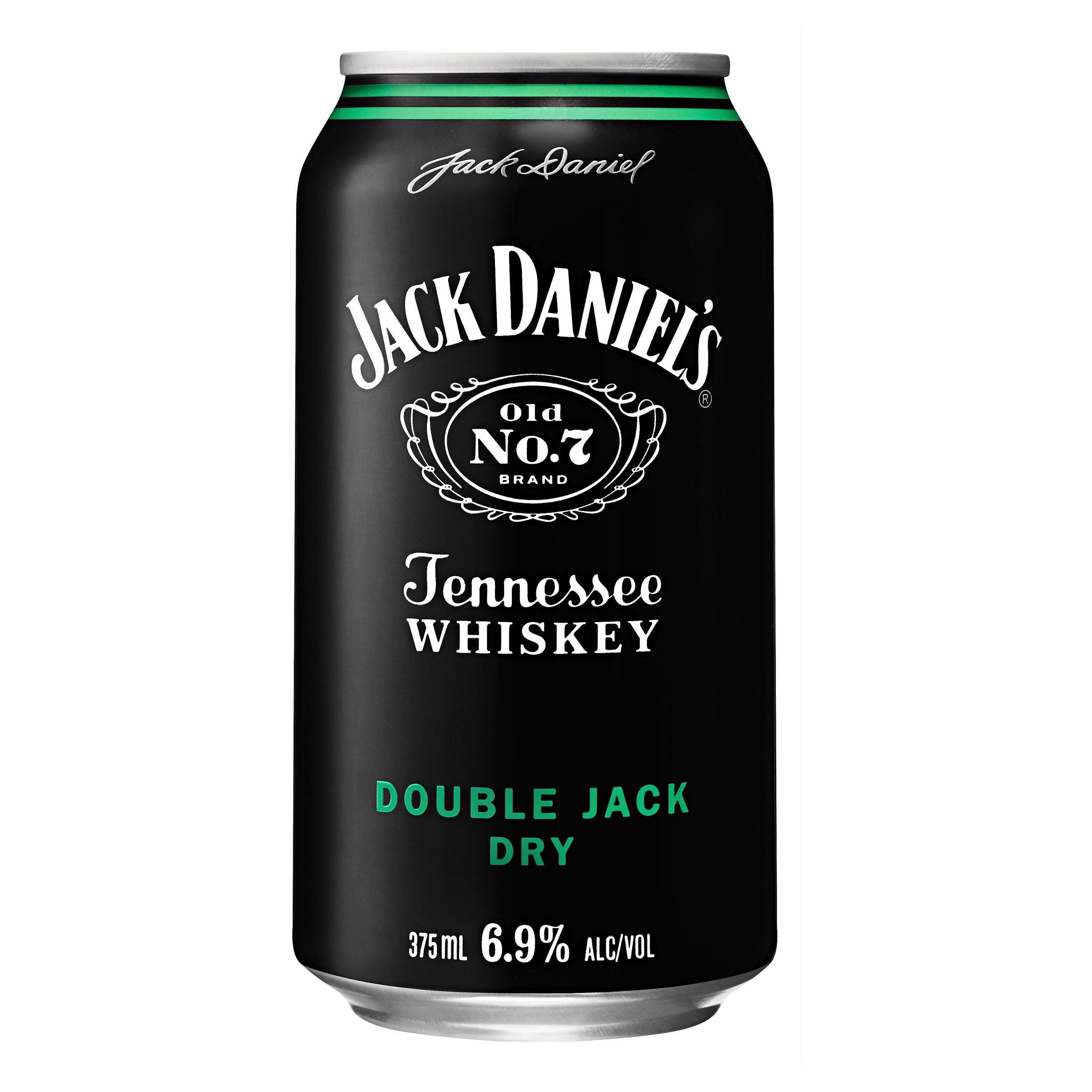 Jack Daniel's Tennessee Whiskey Double Jack & Dry Can 375mL - Harry's Liquor