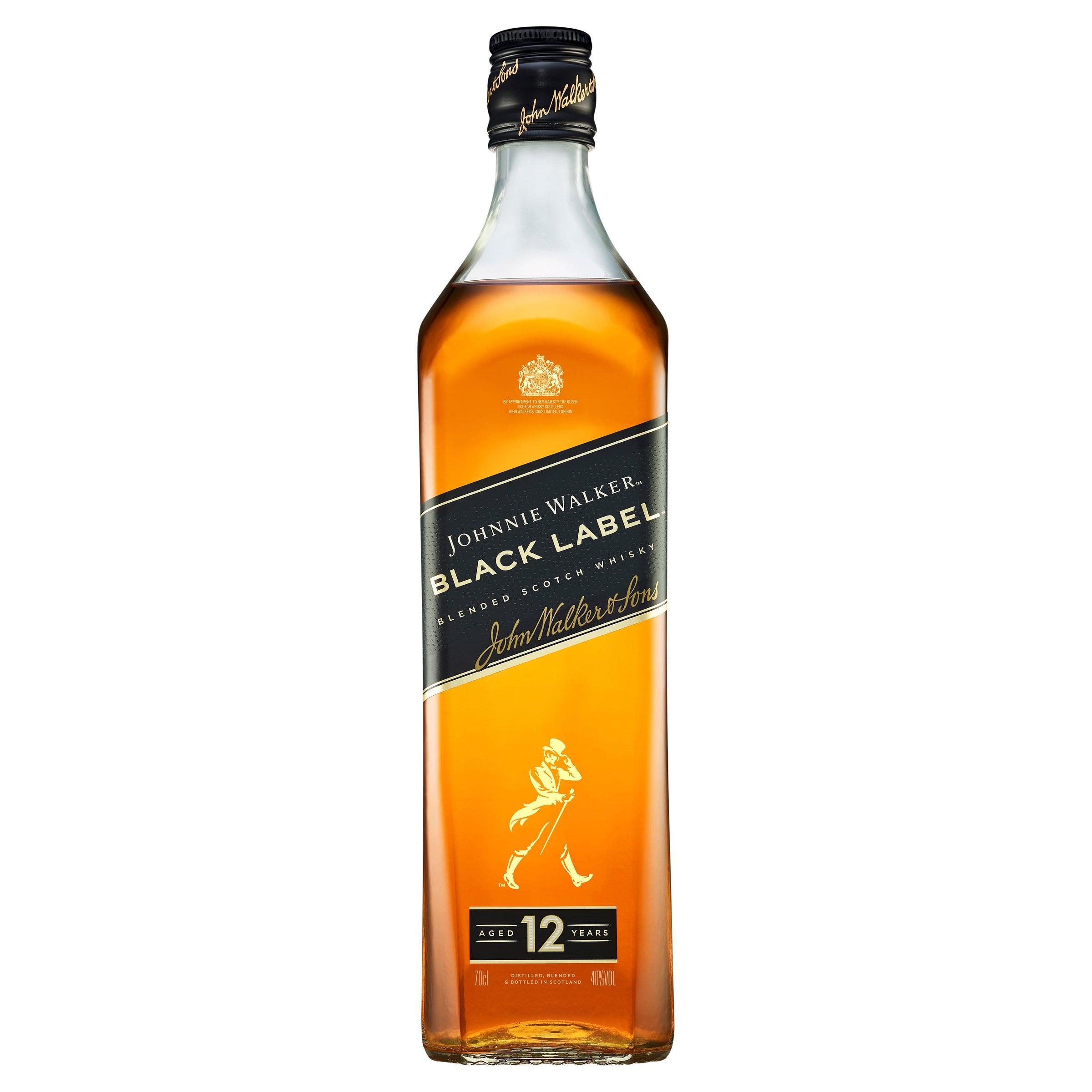 Johnnie Walker Black Label Blended Scotch Whisky 700mL - Harry's Liquor