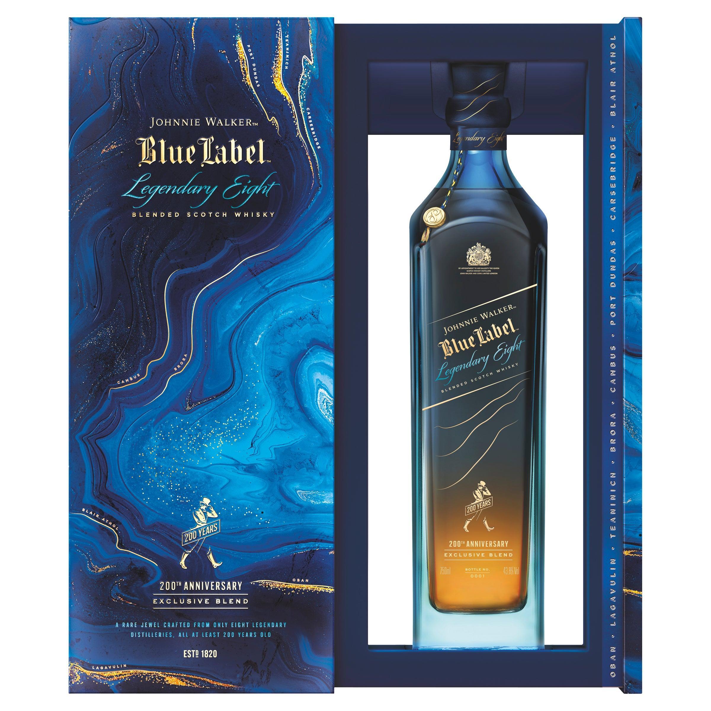 Johnnie Walker Blue Label Legendary Eight Blended Scotch Whisky 750mL - Harry's Liquor