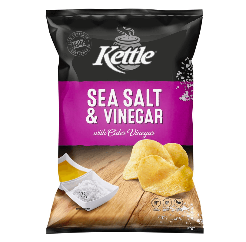 Kettle Sea Salt & Vinegar 175g - Harry's Liquor