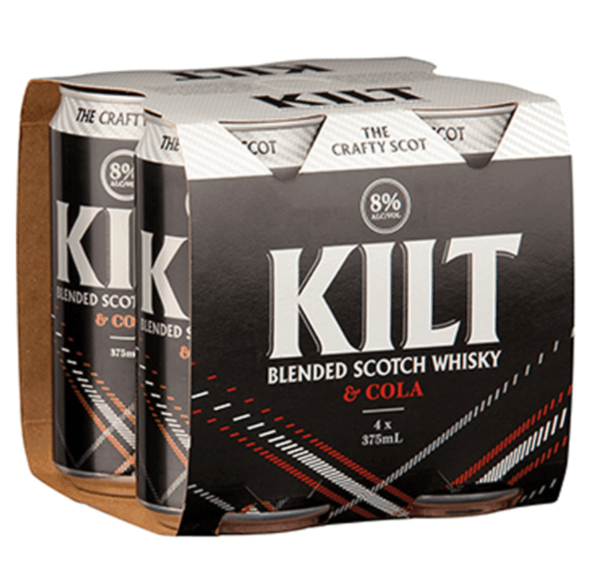 Kilt Blended Scotch Whisky & Cola Can 375mL - Harry's Liquor