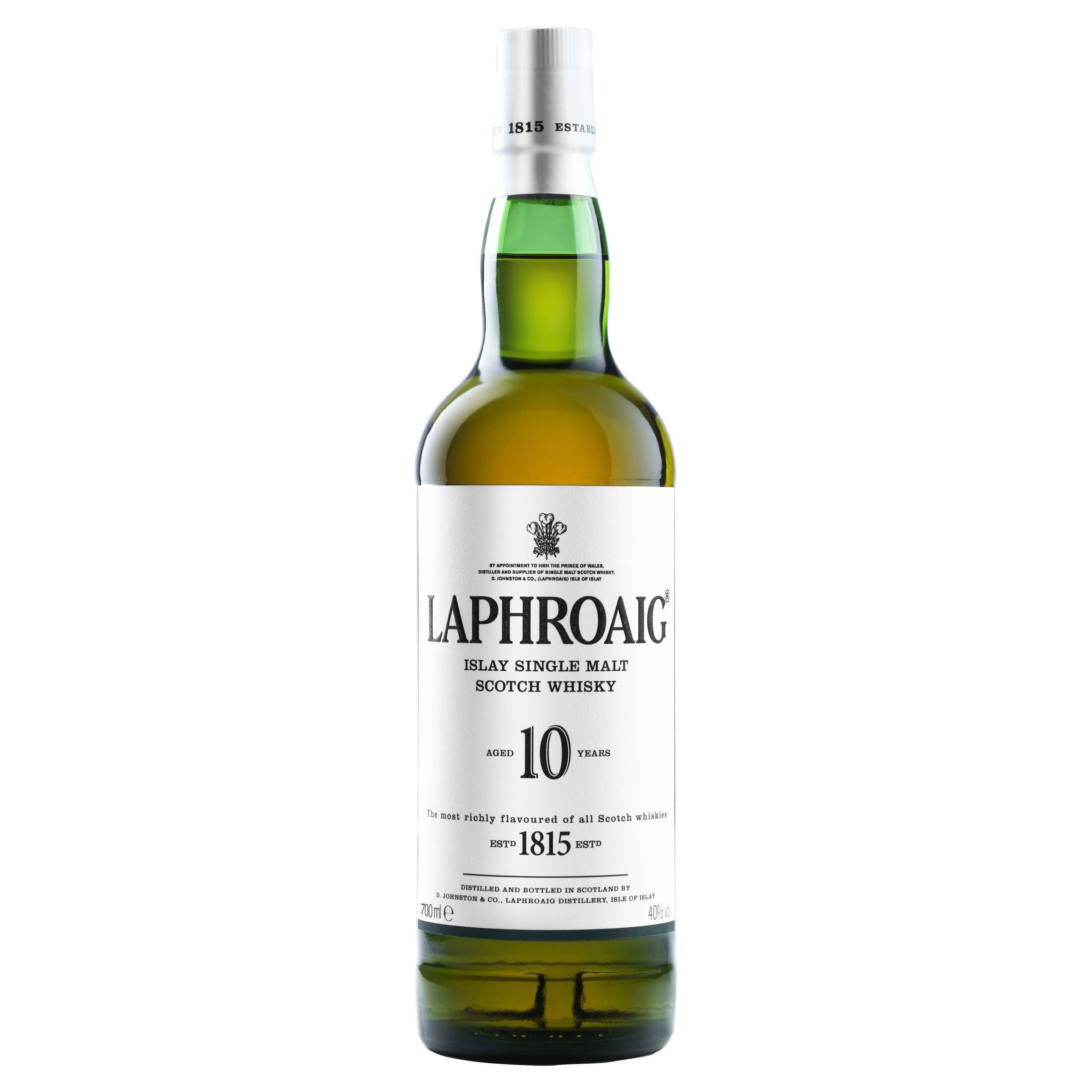 Laphroaig 10 Year Old Single Malt Scotch Whisky 700mL - Harry's Liquor