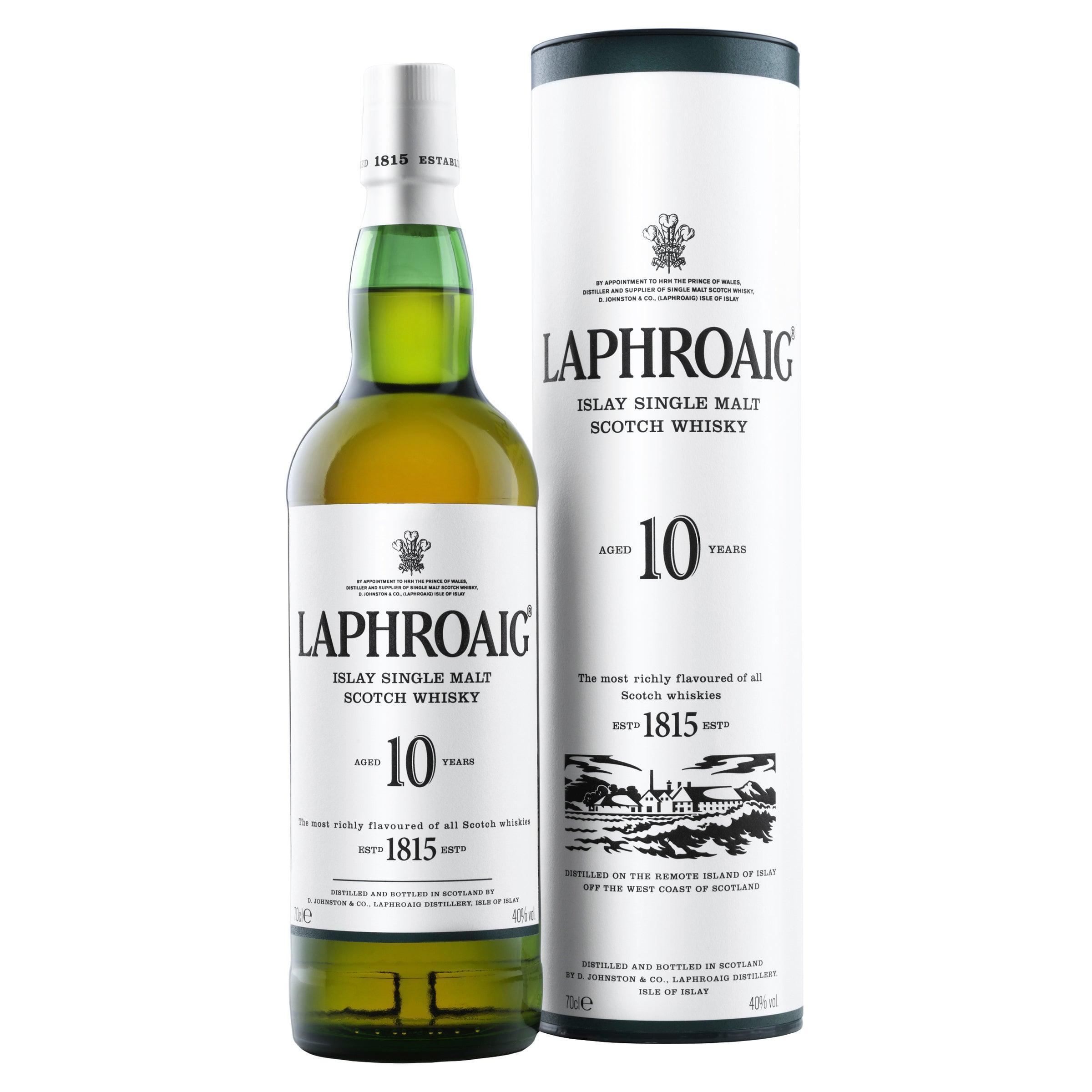 Laphroaig 10 Year Old Single Malt Scotch Whisky 700mL - Harry's Liquor