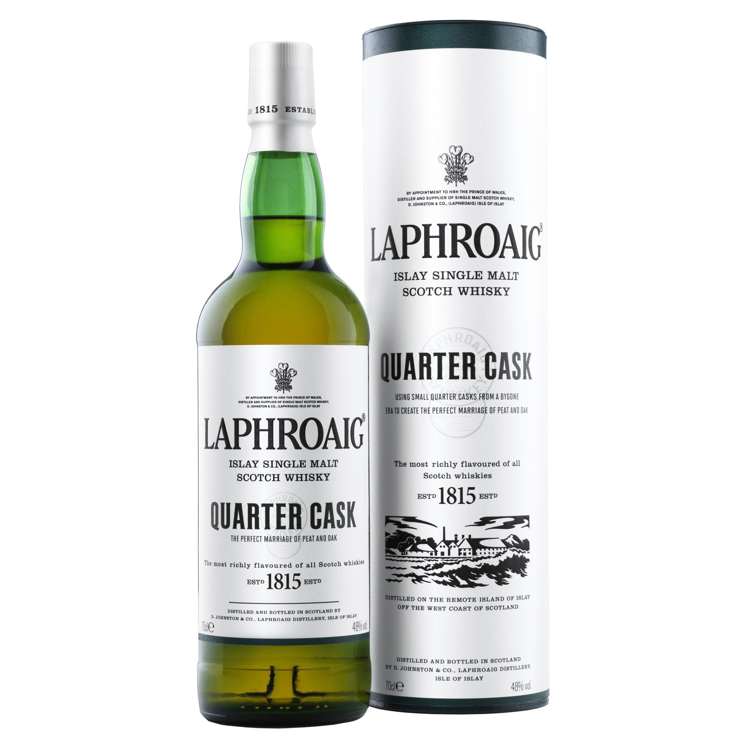 Laphroaig Quarter Cask Wood Single Malt Scotch Whisky 700mL - Harry's Liquor