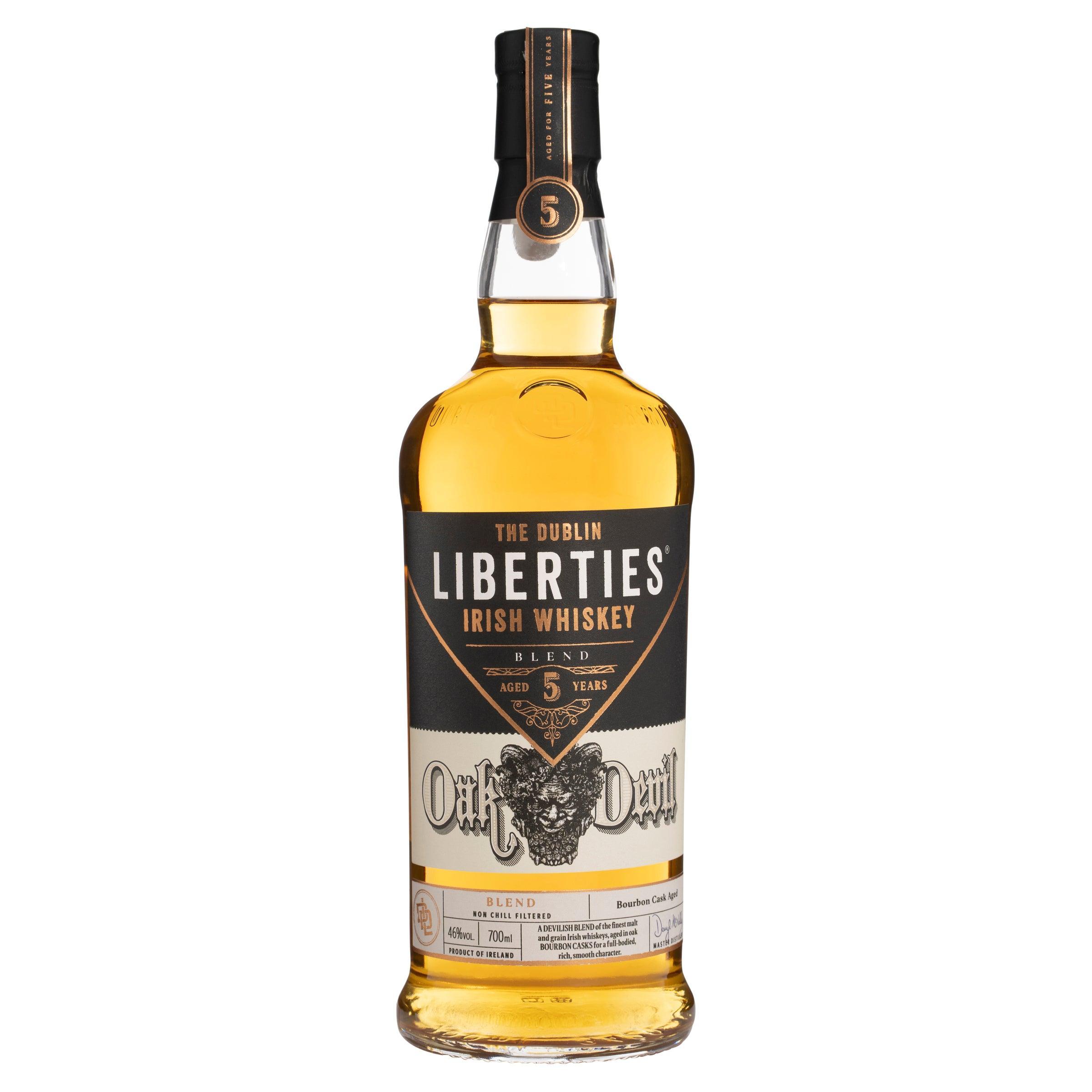 Liberties Oak Devil 5 Year Old Irish Whiskey 700mL - Harry's Liquor