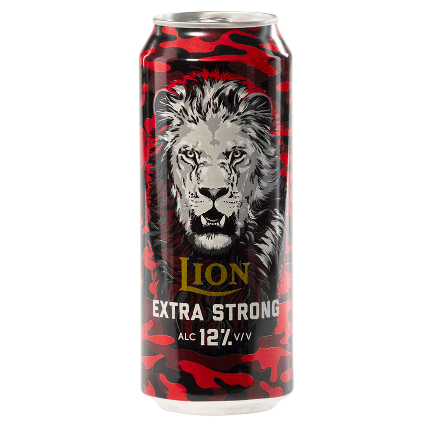 Lion Extra Strong Beer Can 500mL - Harry's Liquor