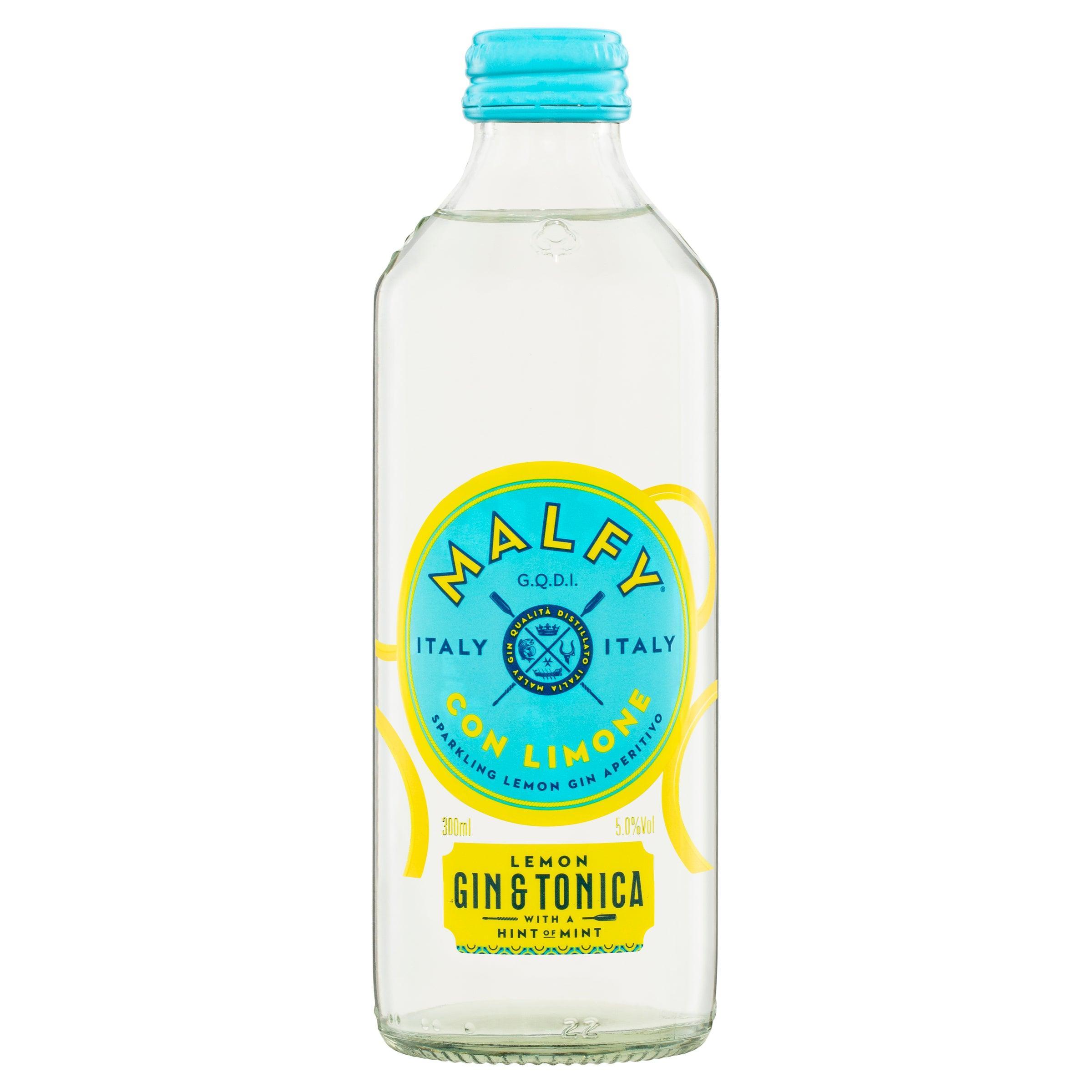 Malfy Con Limone Gin & Tonica Bottle 300mL - Harry's Liquor