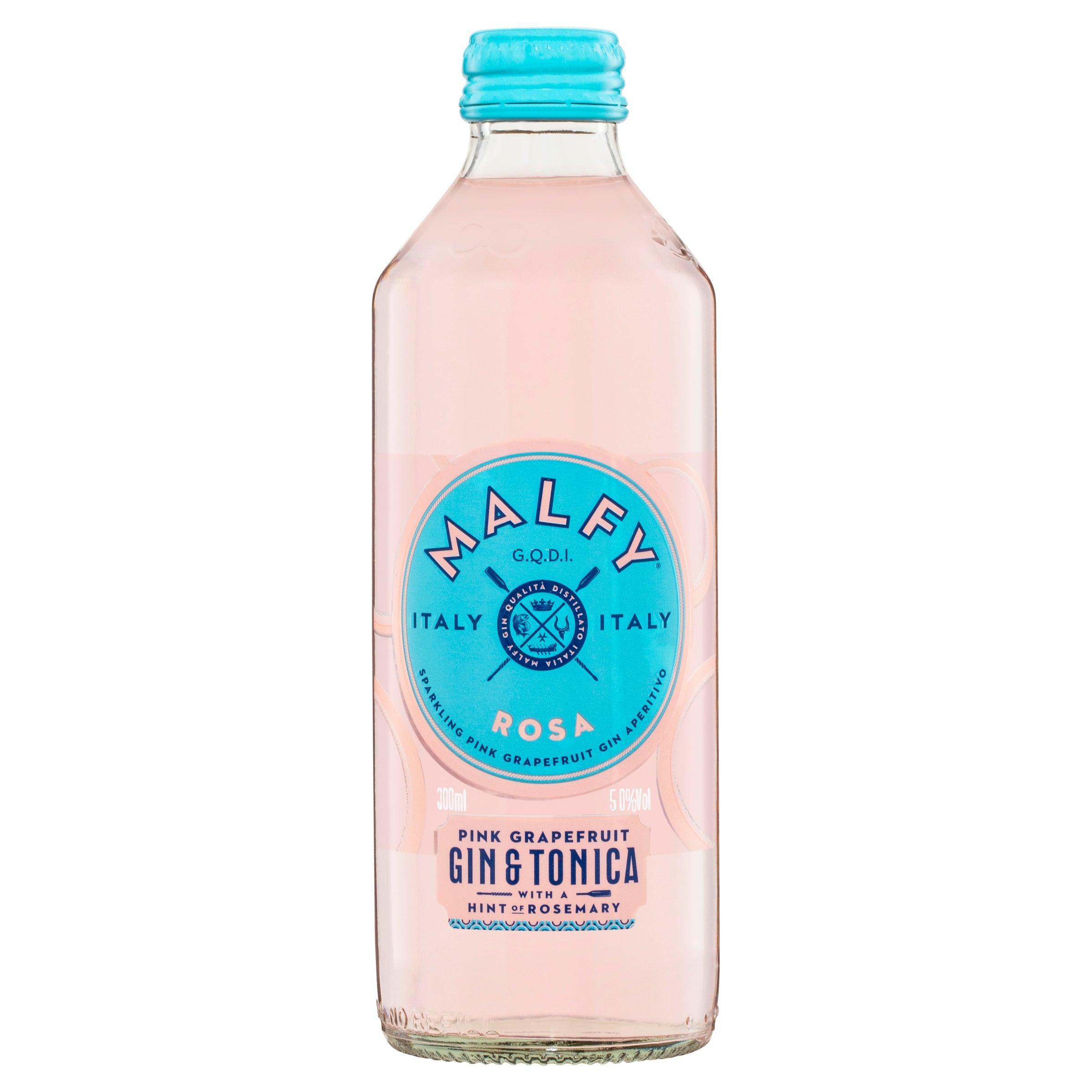 Malfy Rosa Gin & Tonica Bottle 300mL - Harry's Liquor