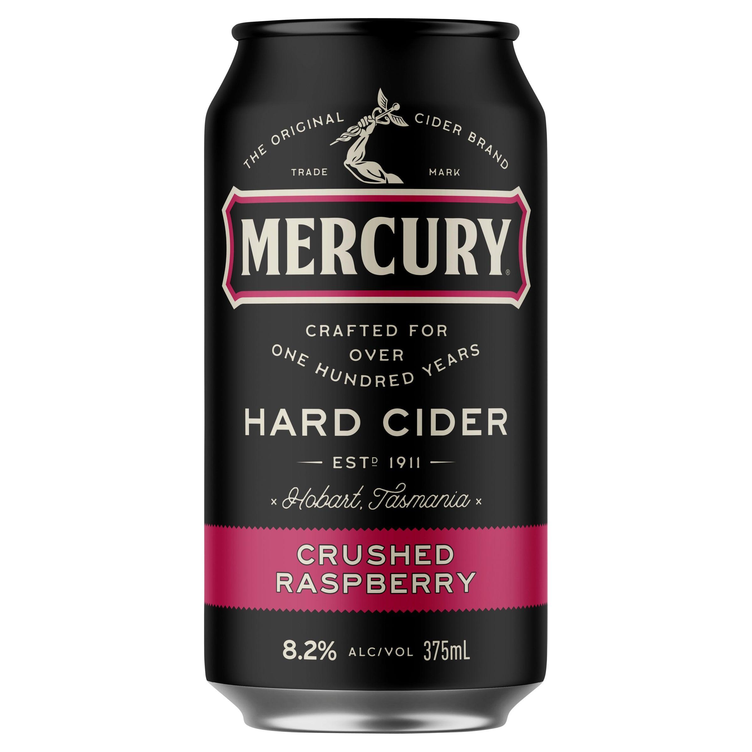 Mercury Hard Cider Crushed Raspberry Can 375mL - Harry's Liquor