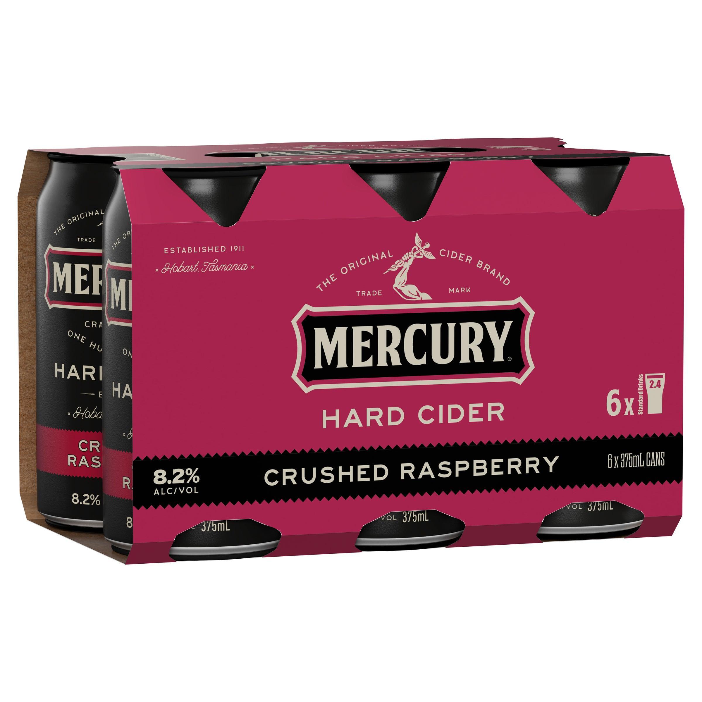 Mercury Hard Cider Crushed Raspberry Can 375mL - Harry's Liquor