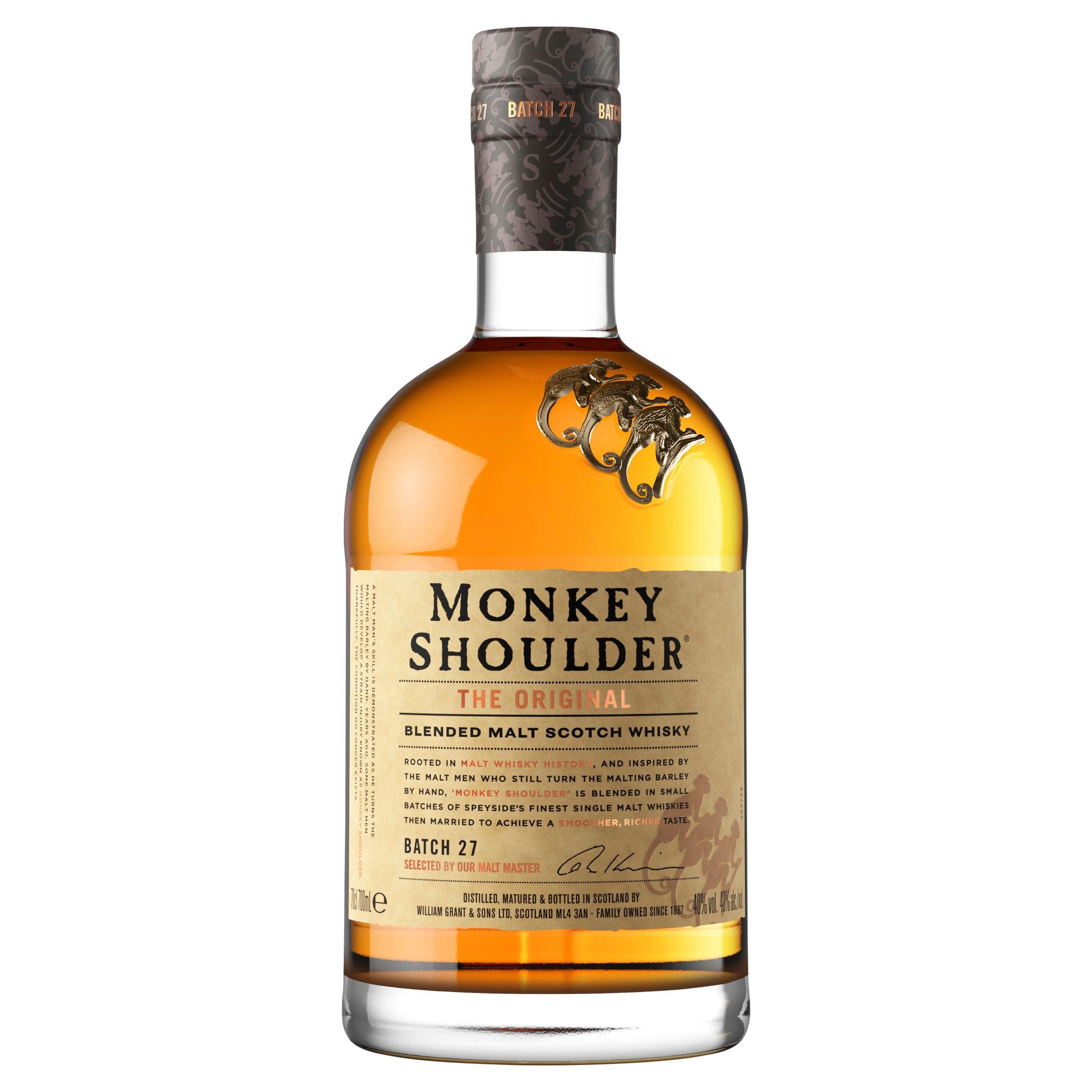 Monkey Shoulder Blended Malt Scotch Whisky 700mL - Harry's Liquor