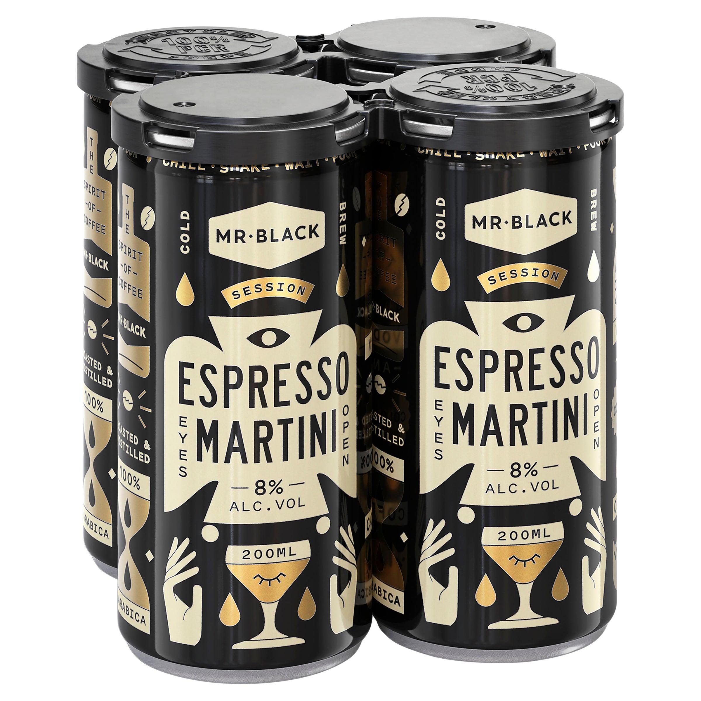 Mr Black Espresso Martini Can 200mL - Harry's Liquor