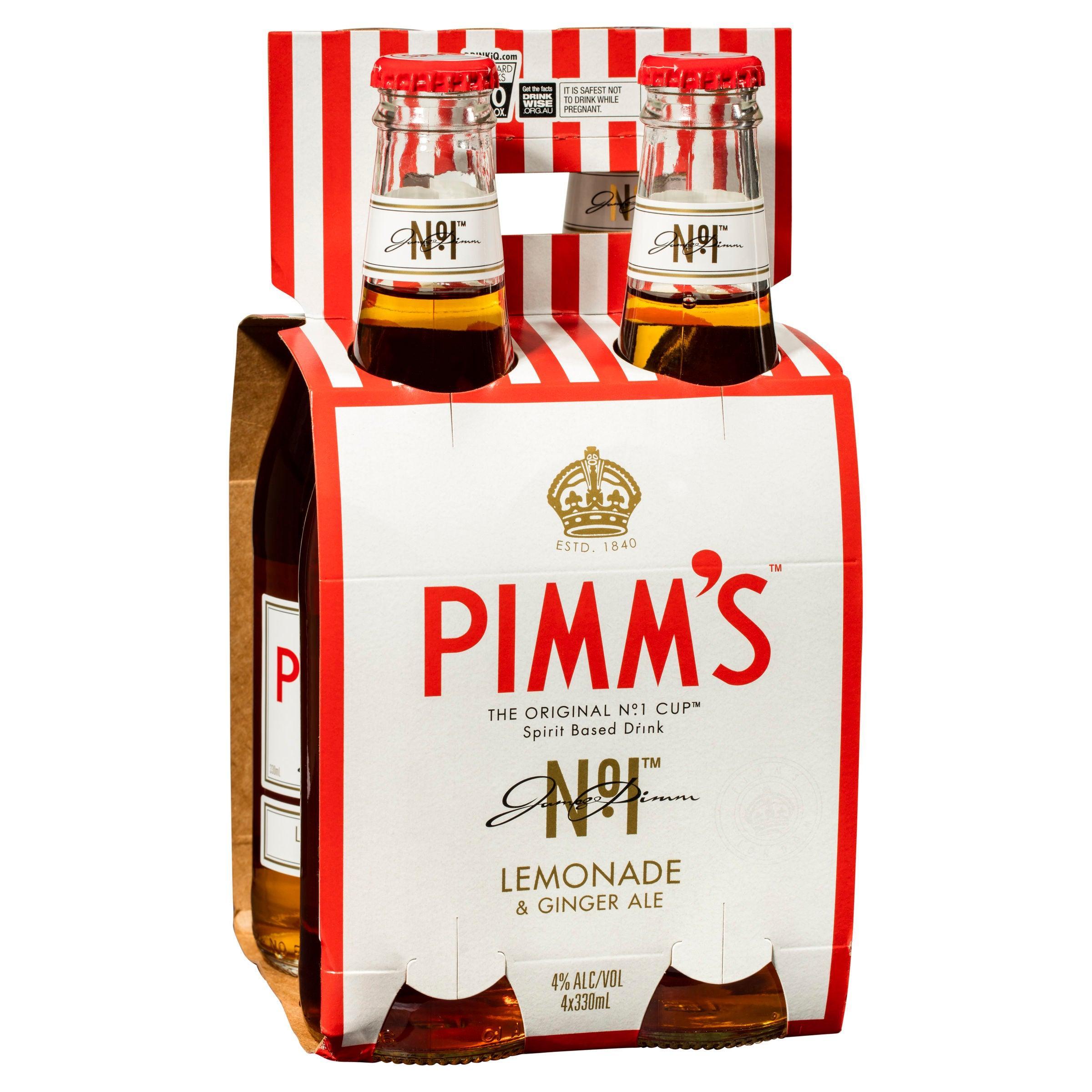 Pimms No 1 Lemonade & Ginger Ale Bottle 330mL - Harry's Liquor