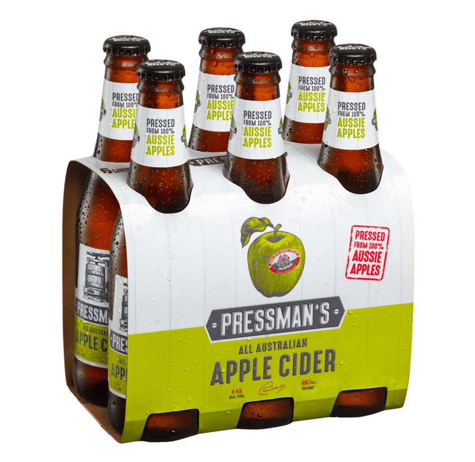 Pressman's Original All Australian Apple Cider Bottle 330mL - Harry's Liquor