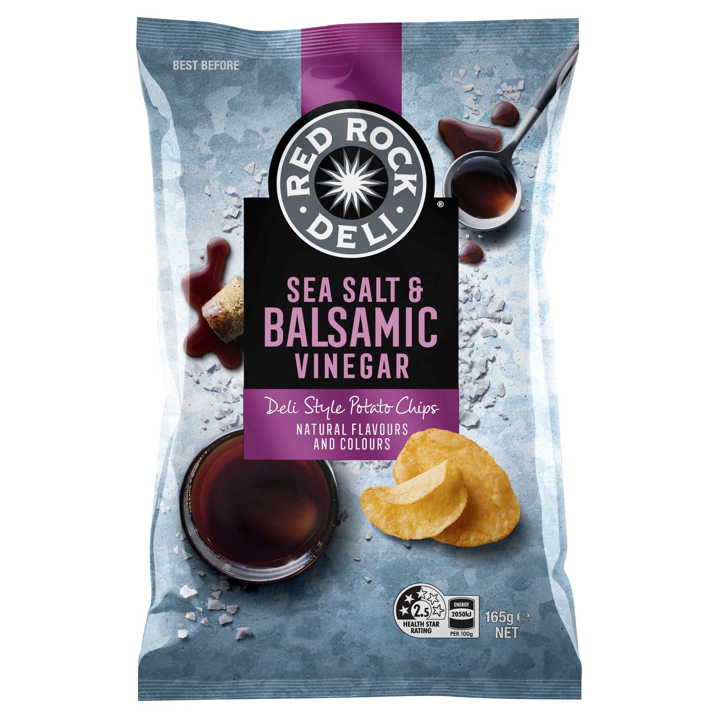 Red Rock Deli Sea Salt & Balsamic Vinegar 165g - Harry's Liquor