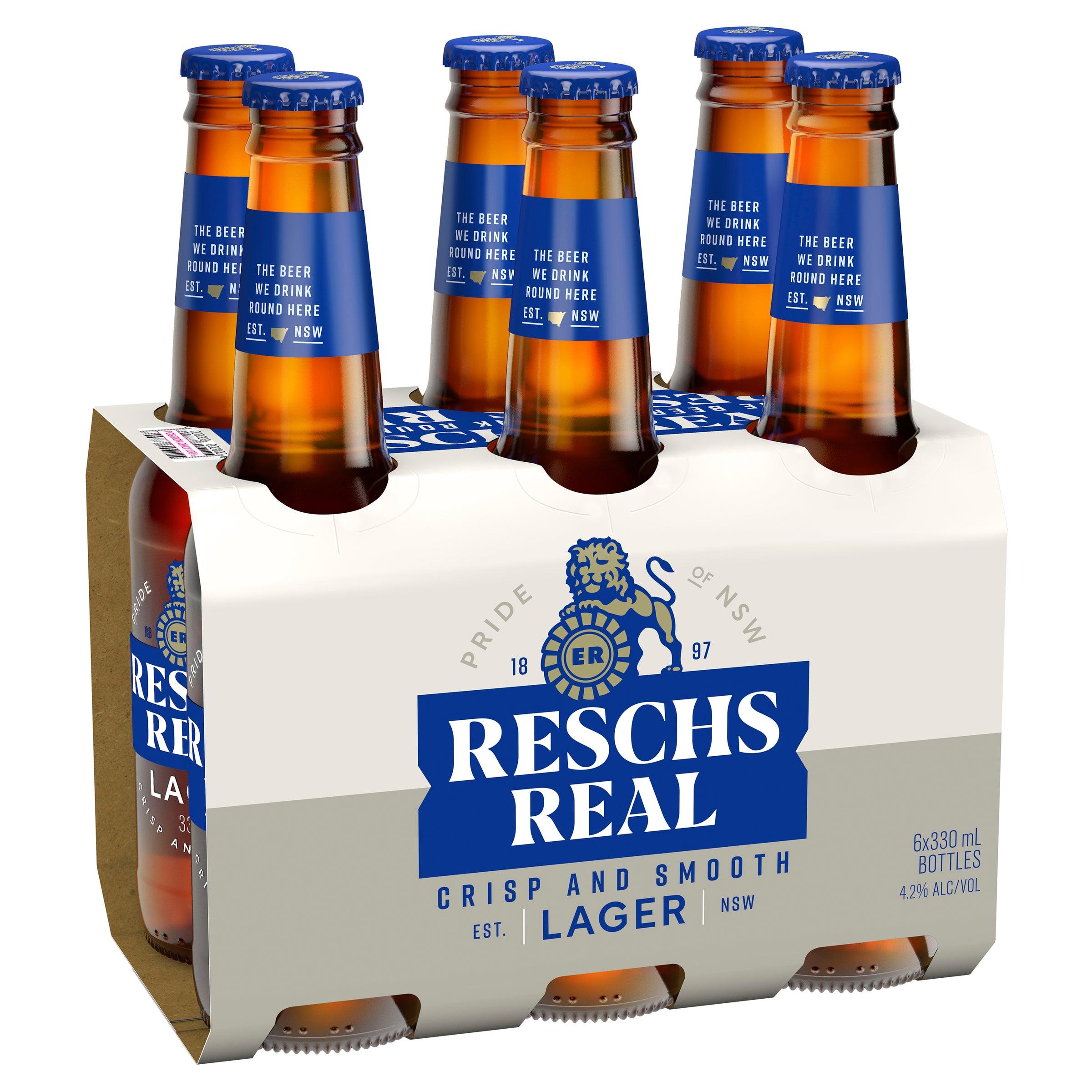 Reschs Real Lager Bottle 330mL - Harry's Liquor