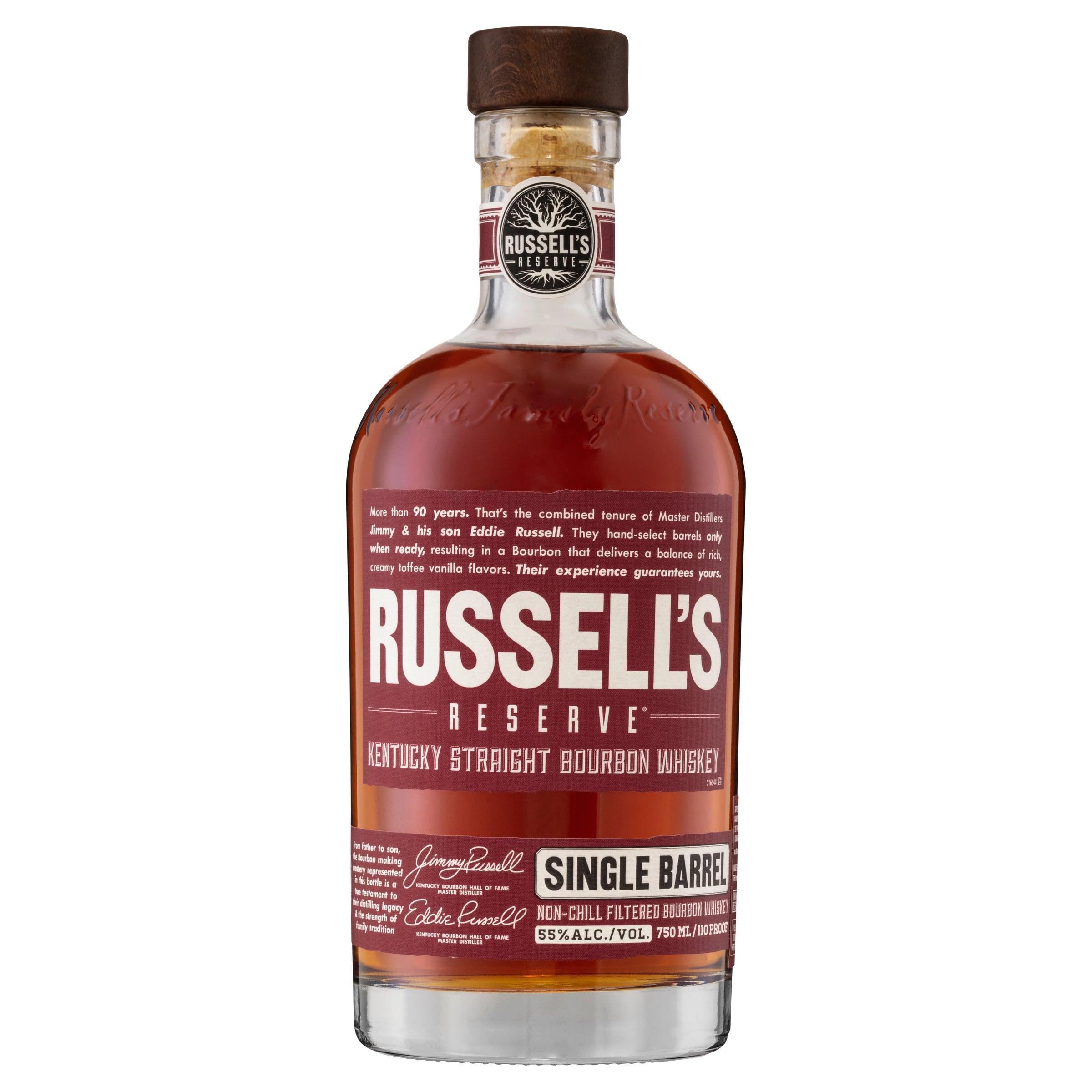 Russell's Reserve Single Barrel Kentucky Straight Bourbon Whiskey 750mL - Harry's Liquor