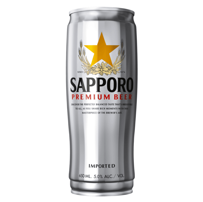 Sapporo Premium Lager Can 650mL - Harry's Liquor