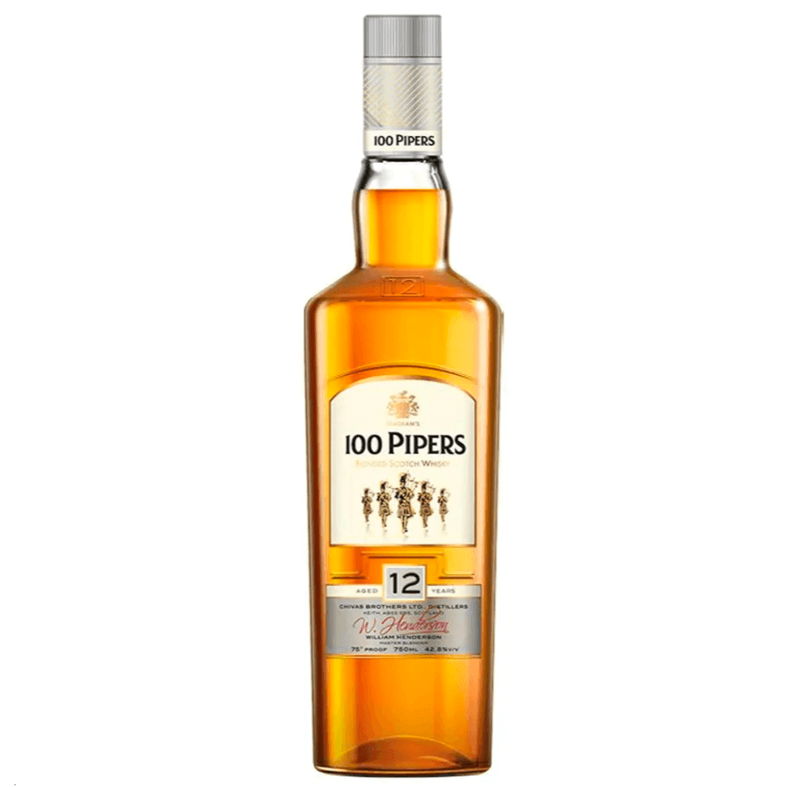 Seagram's 100 Pipers 12 Year Old Blended Indian Whisky 750mL - Harry's Liquor