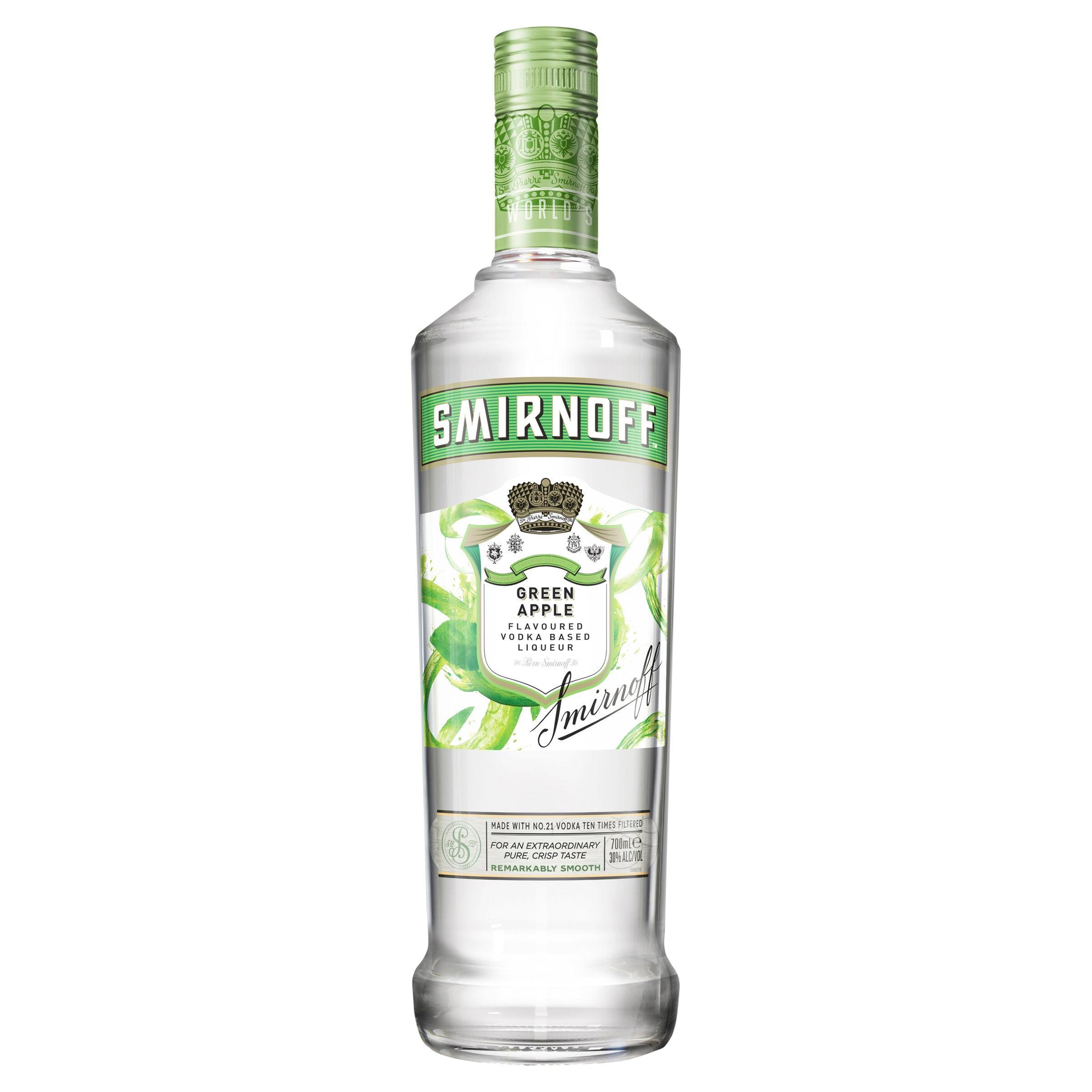 Smirnoff Green Apple Vodka 700mL - Harry's Liquor