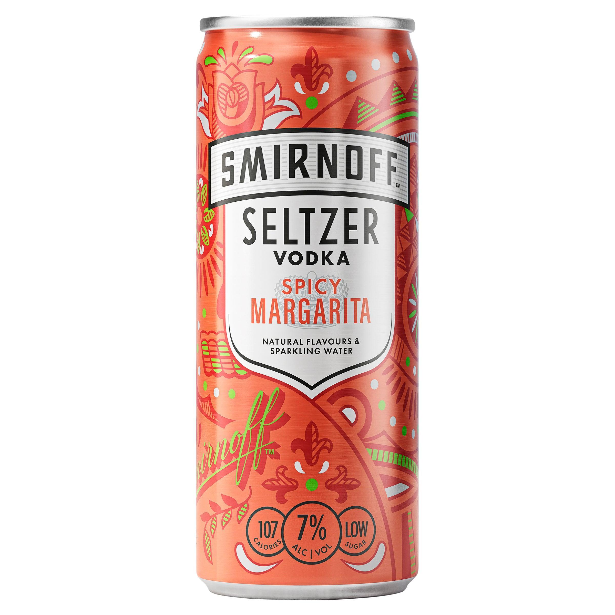 Smirnoff Seltzer Spicy Margarita Can 250mL - Harry's Liquor