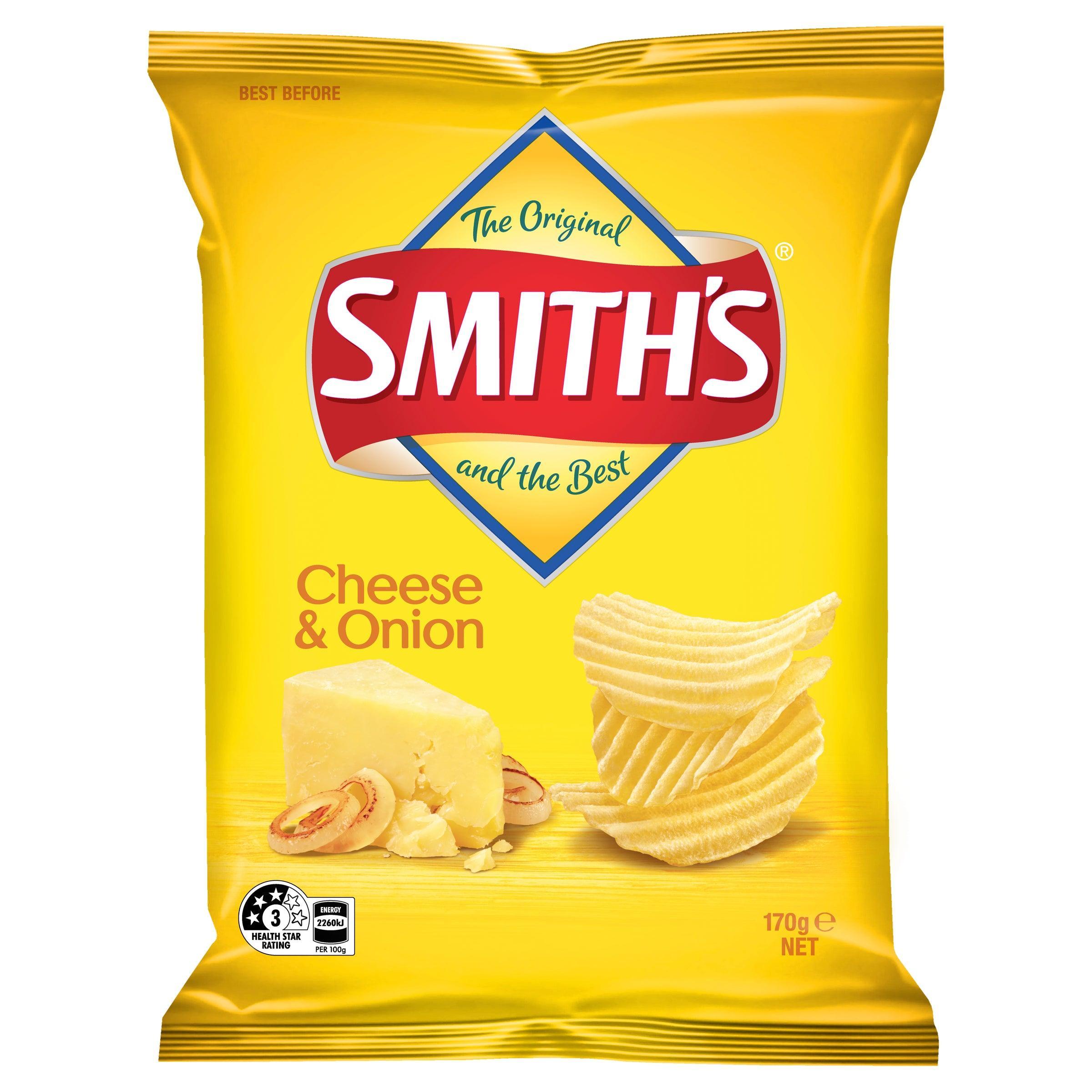 Smith's Crinkle Cut Cheese & Onion 170g - Harry's Liquor