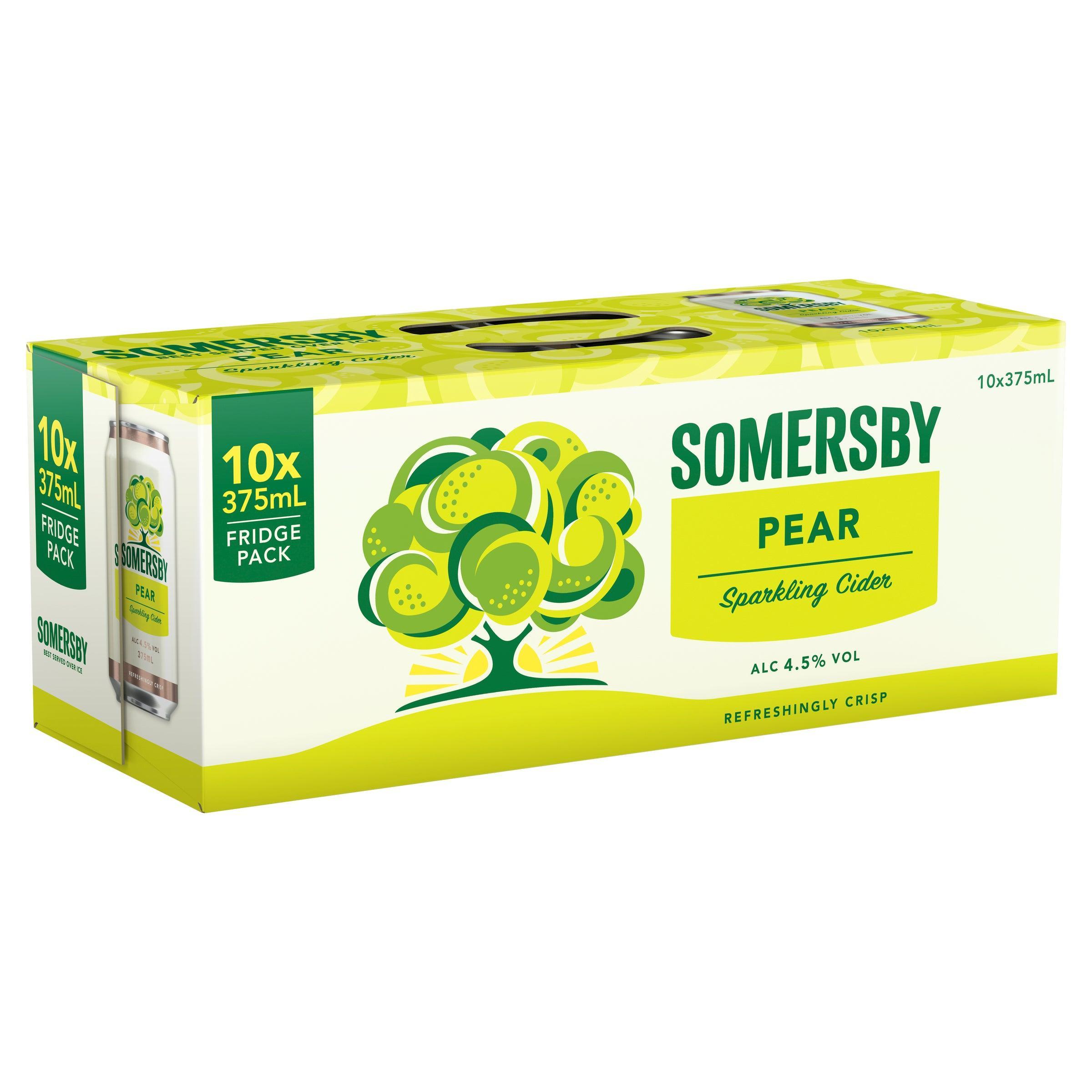 Somersby Pear Cider 10 Pack Can 375mL - Harry's Liquor