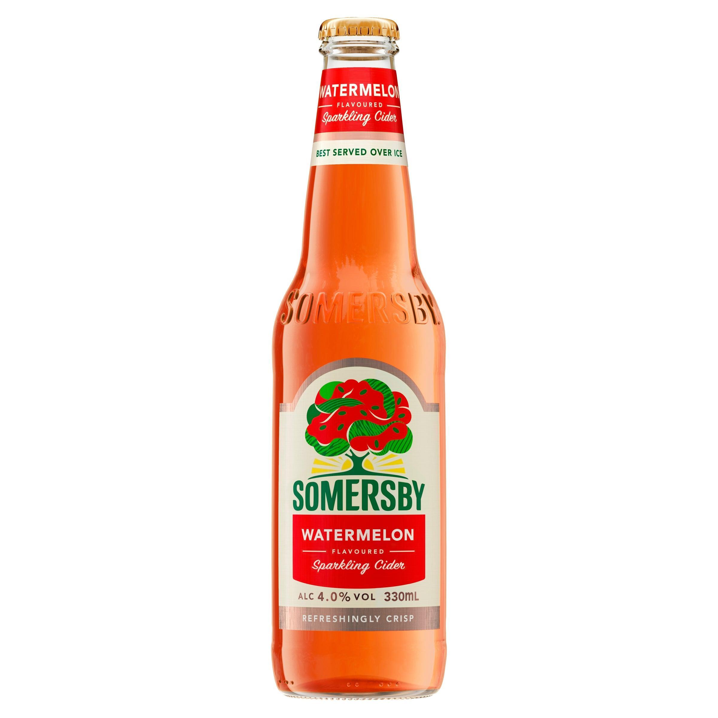 Somersby Watermelon Cider Bottle 330mL - Harry's Liquor