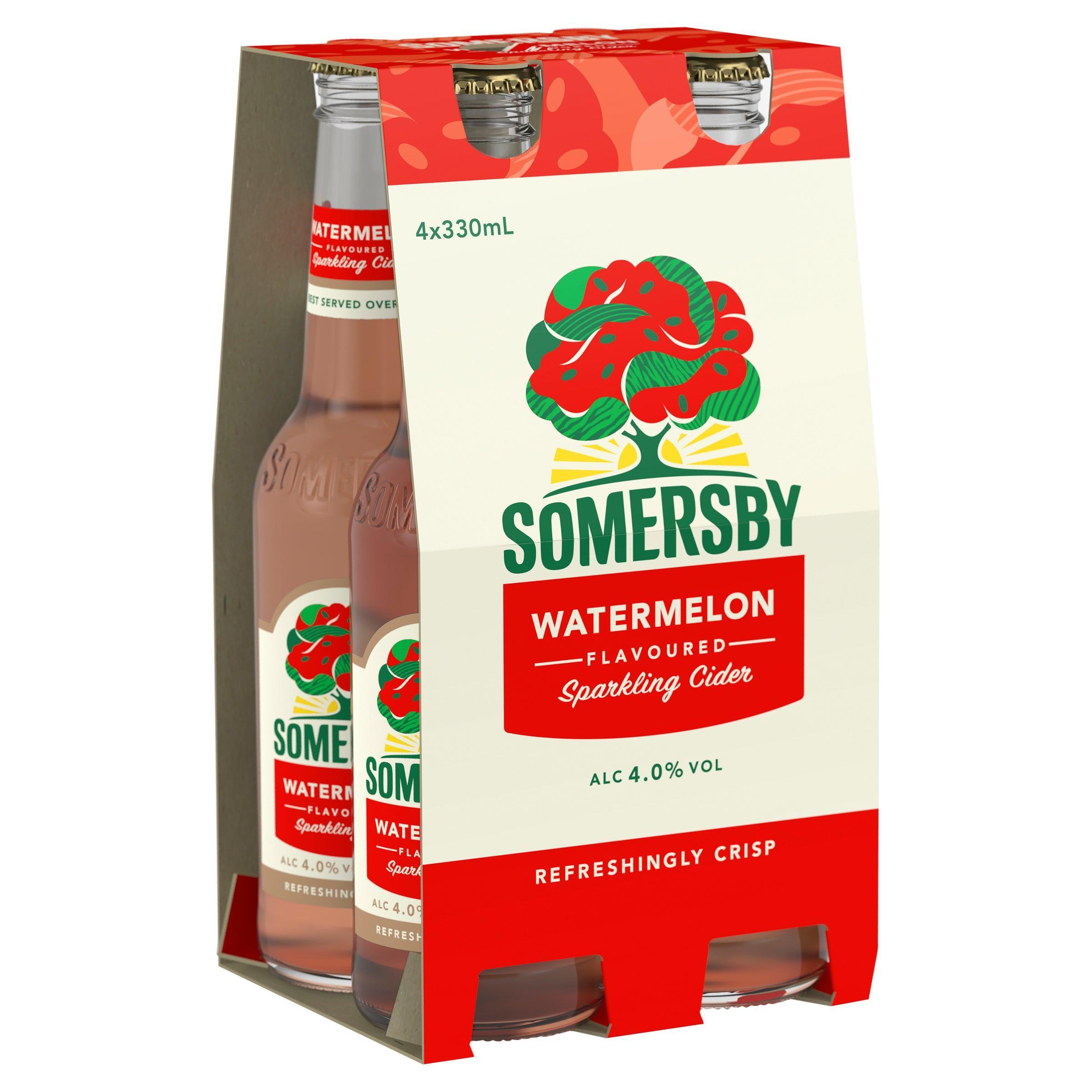 Somersby Watermelon Cider Bottle 330mL - Harry's Liquor