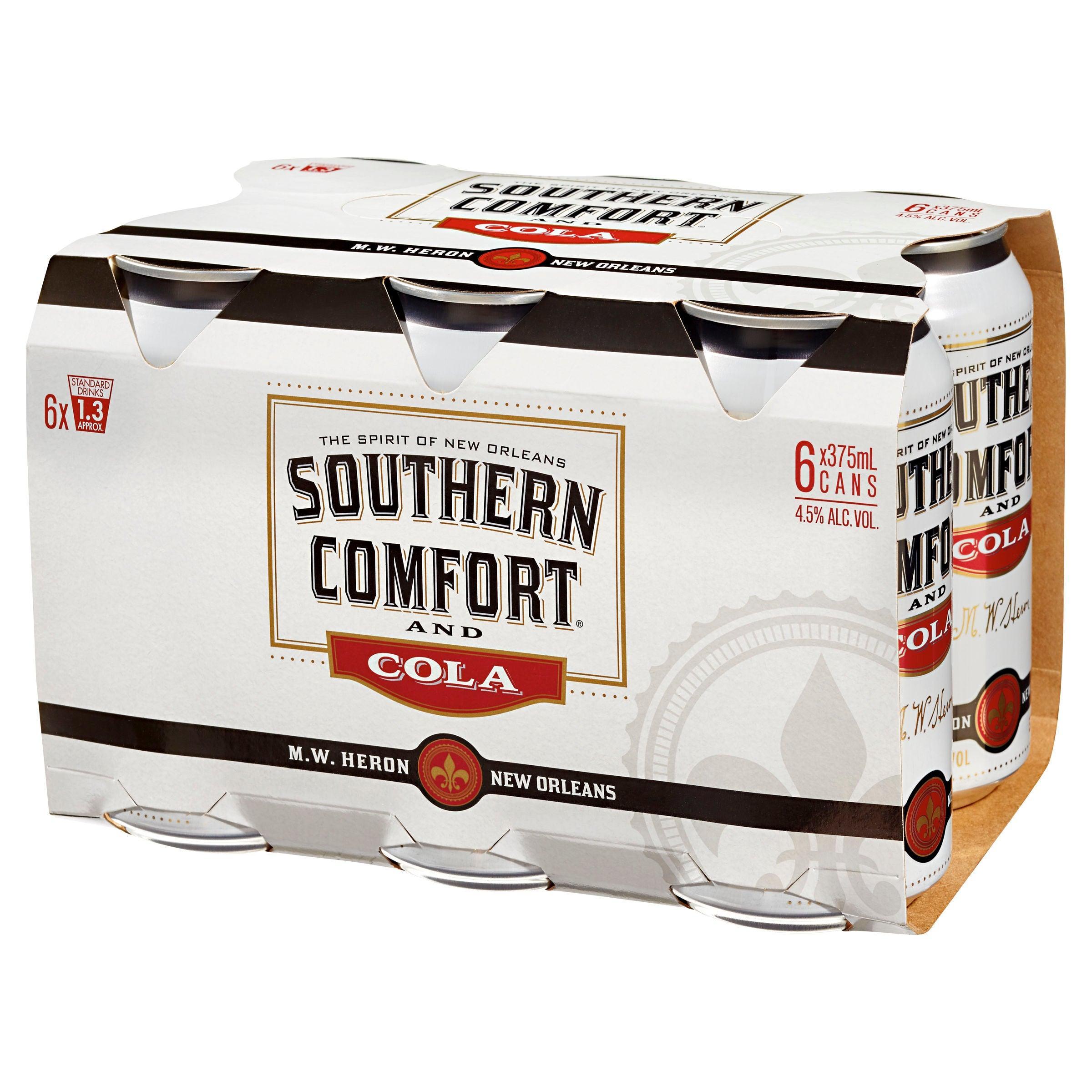 Southern Comfort & Cola Can 375mL - Harry's Liquor