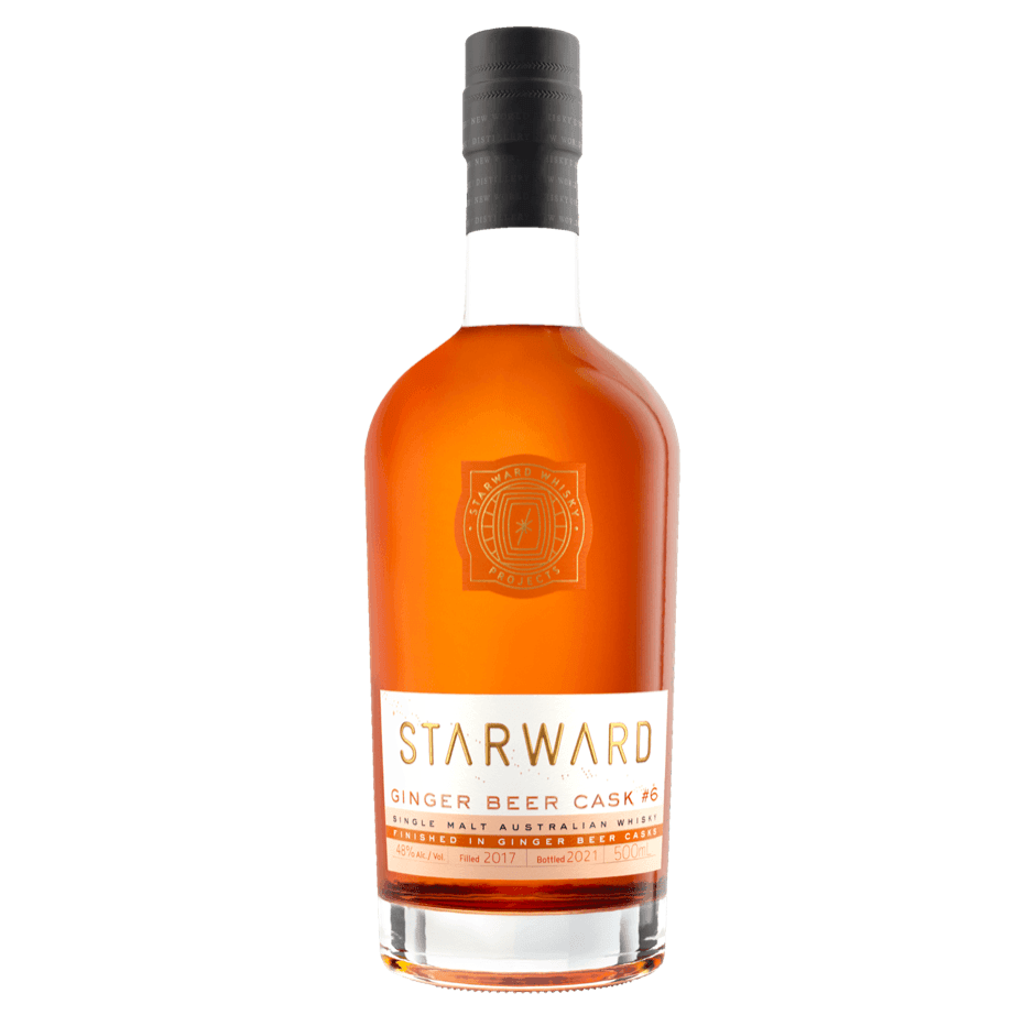 Starward Ginger Beer Cask Single Malt Australian Whisky 700mL - Harry's Liquor