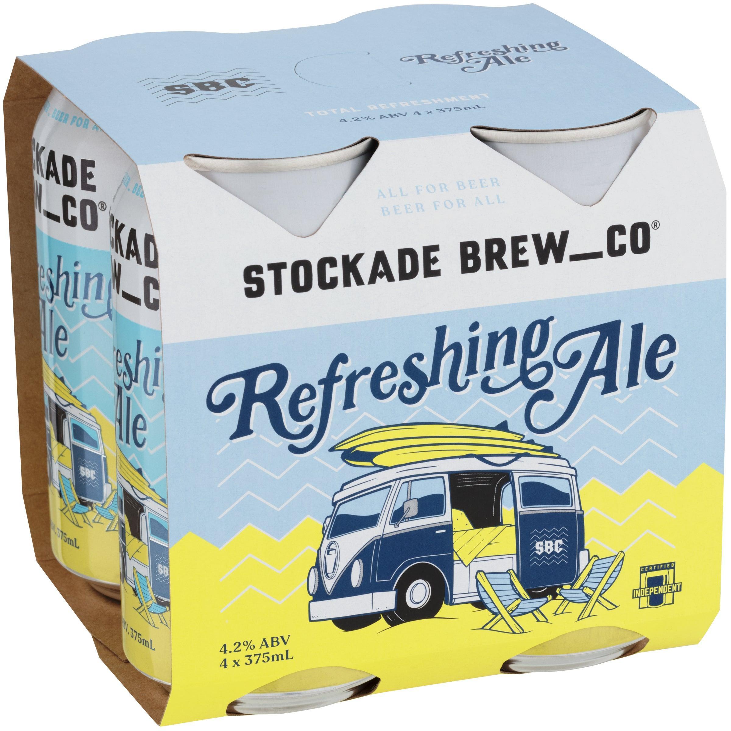 Stockade Brew Co Refreshing Ale Can 375mL - Harry's Liquor